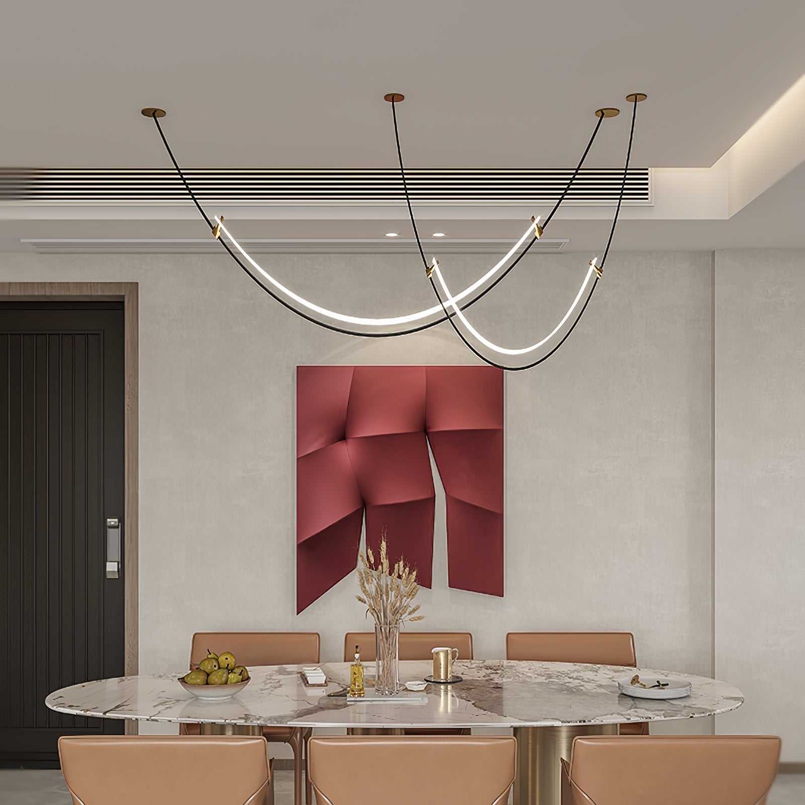 Zephira Curved LED Pendant Light
