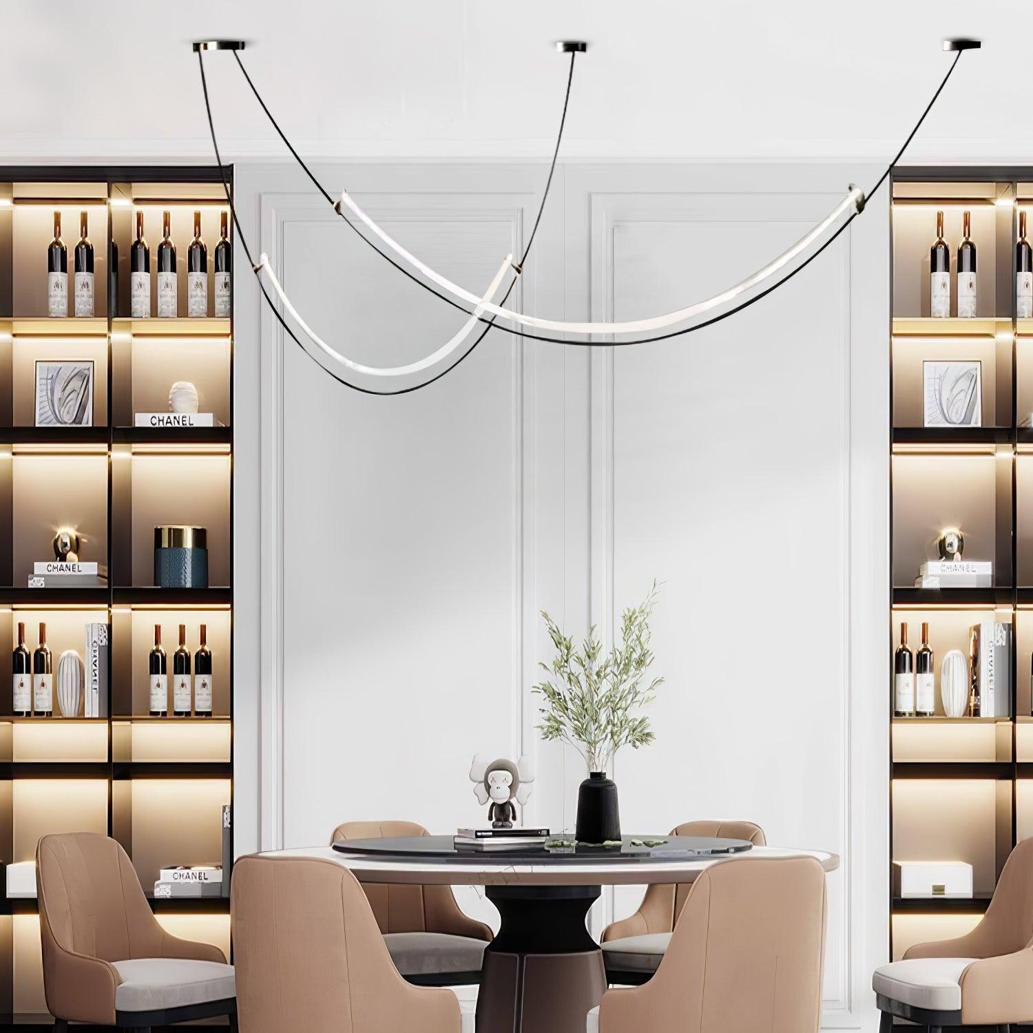 Zephira Curved LED Pendant Light
