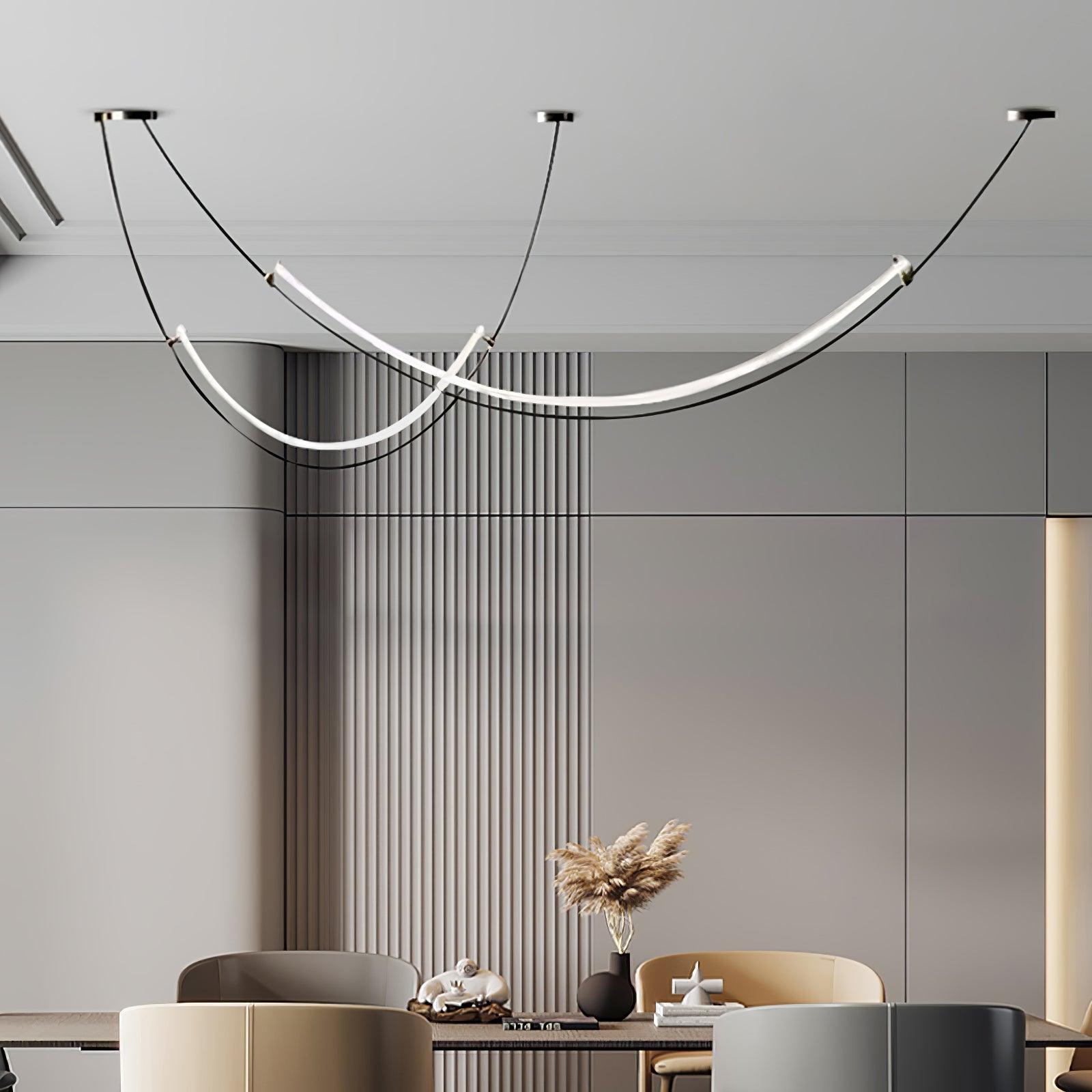 Zephira Curved LED Pendant Light