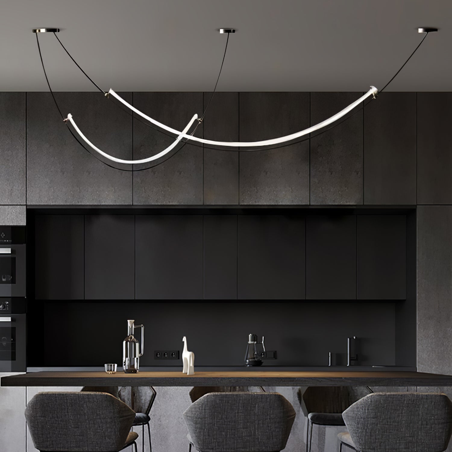 Zephira Curved LED Pendant Light