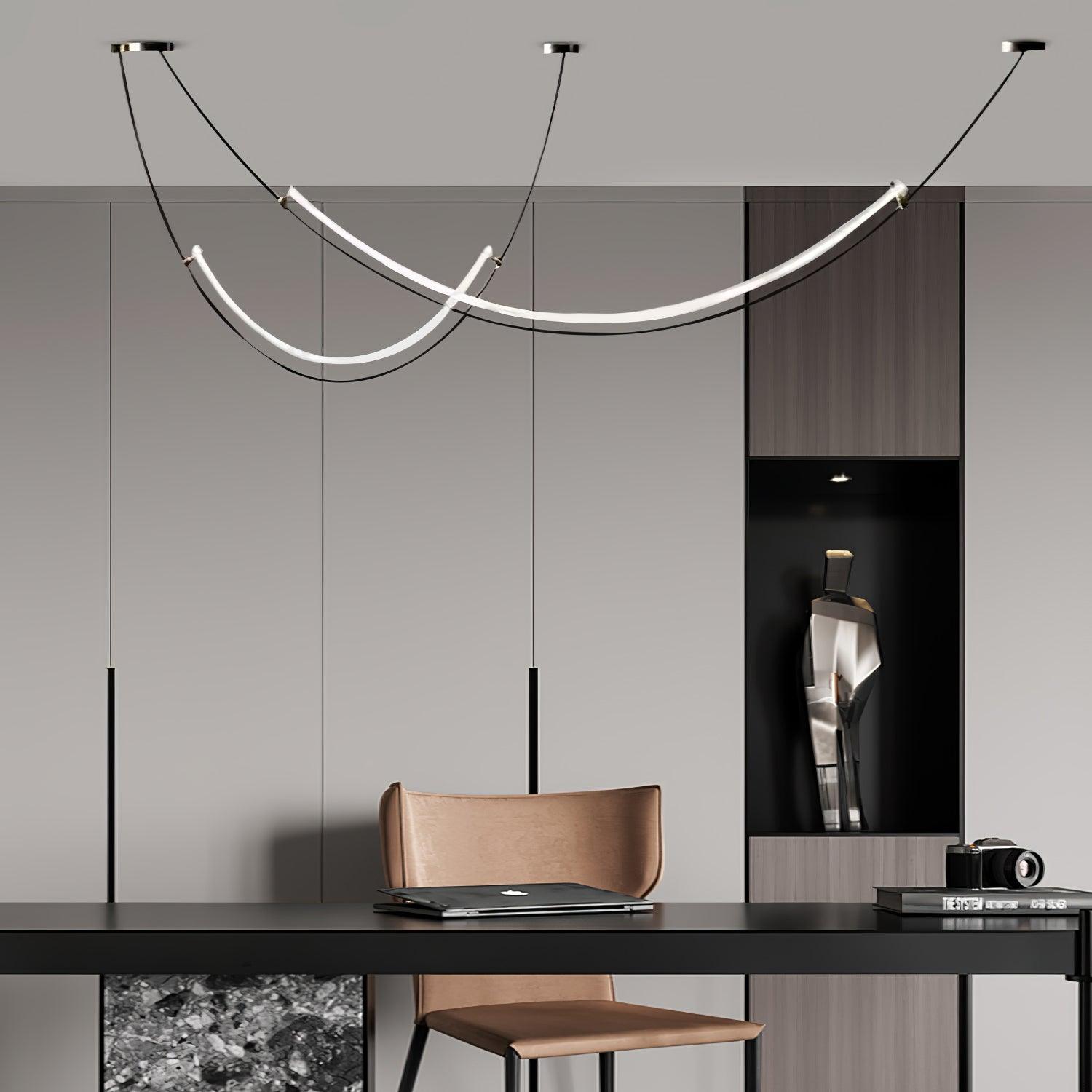 Zephira Curved LED Pendant Light