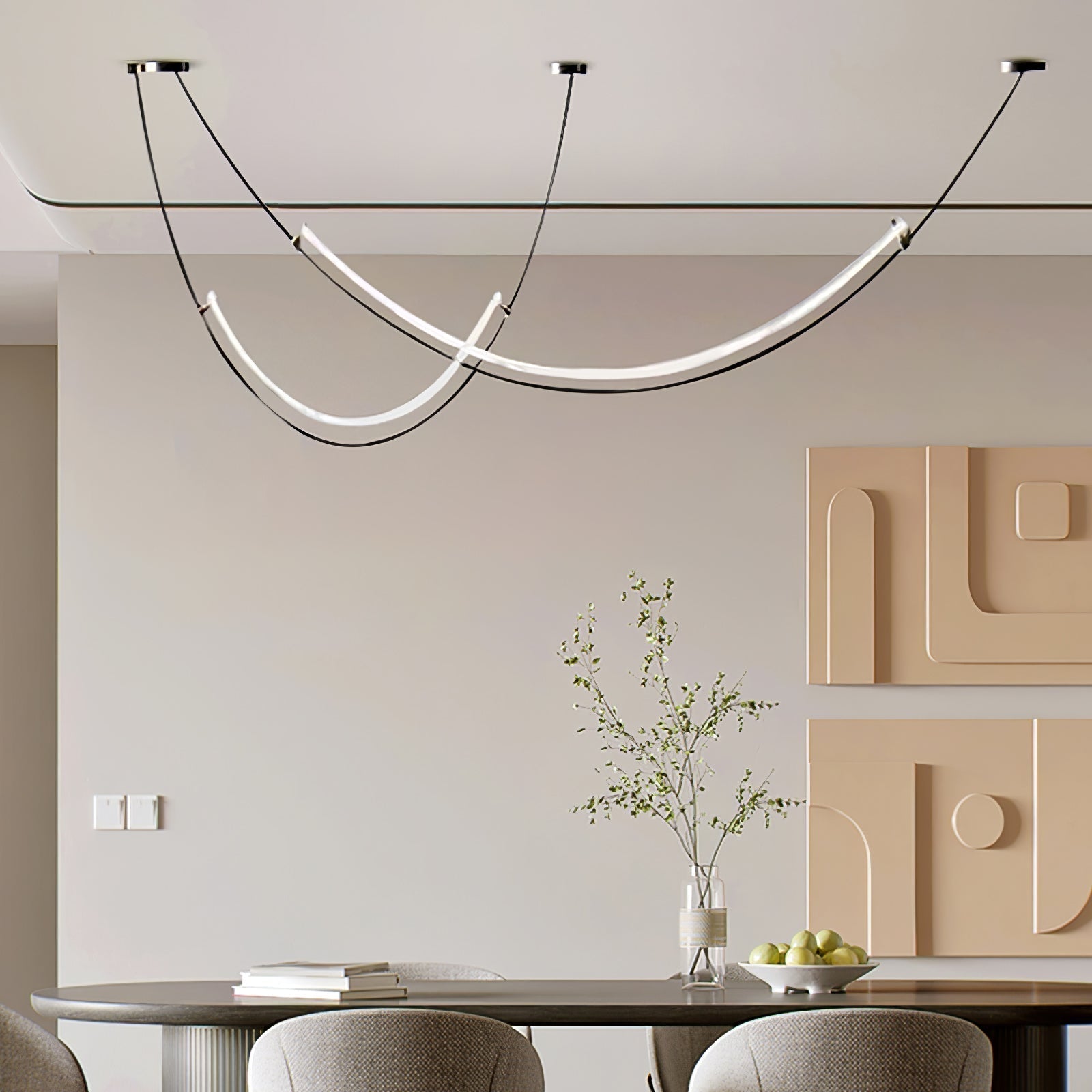Zephira Curved LED Pendant Light