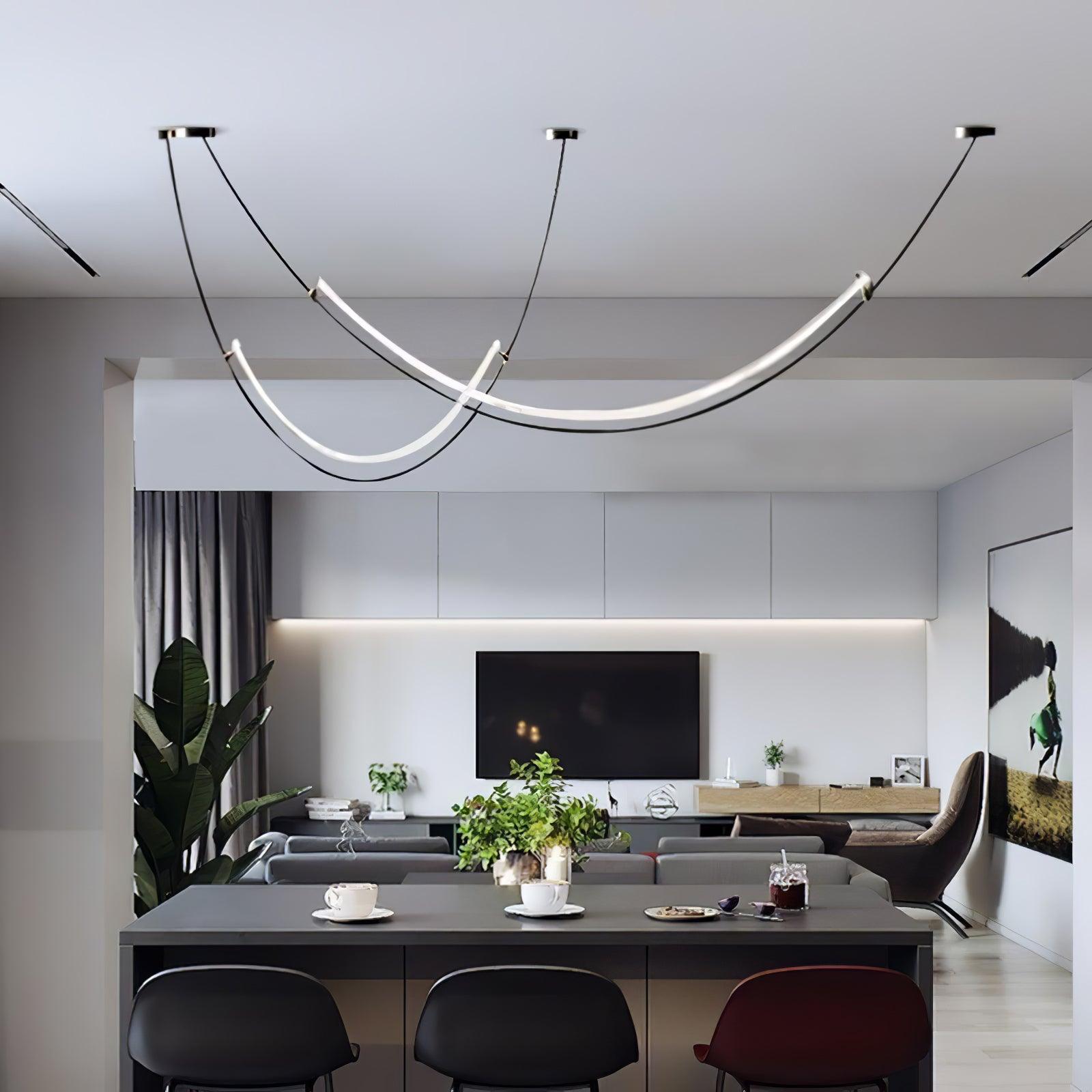Zephira Curved LED Pendant Light