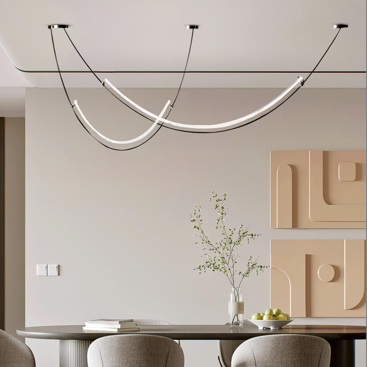 Zephira Curved LED Pendant Light