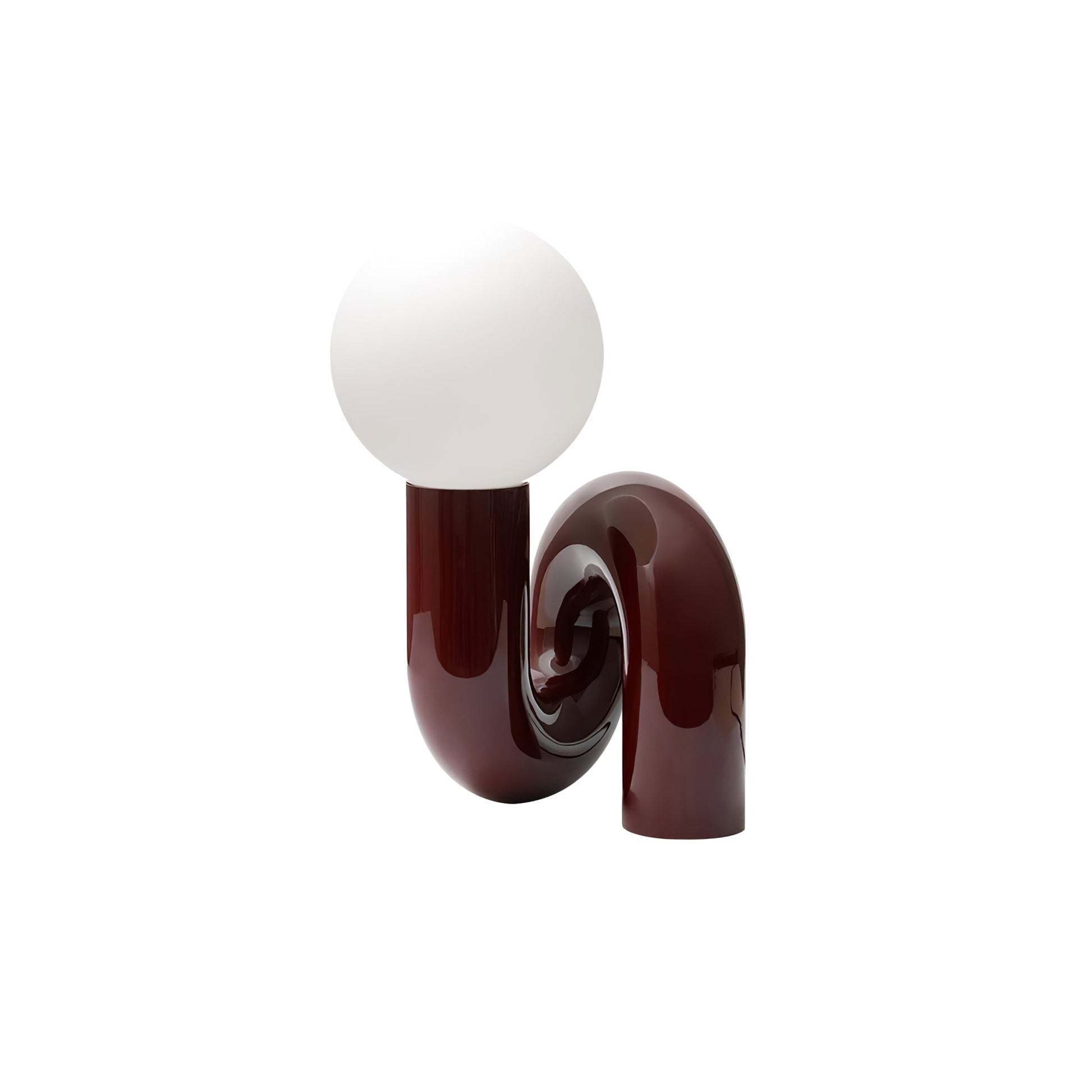 Aveny Lamp Playful N Shape All White-Neutral Decor