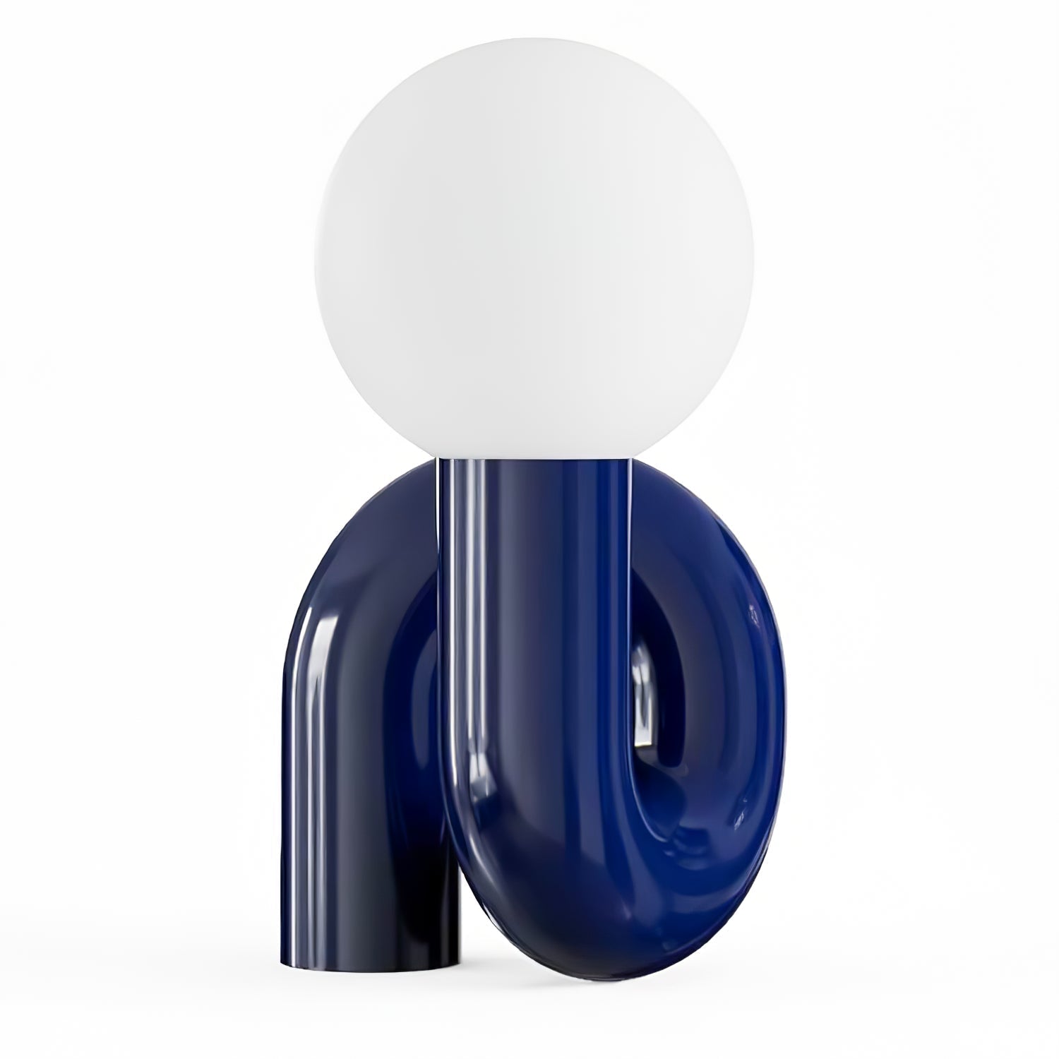 Aveny Lamp Playful N Shape All White-Neutral Decor