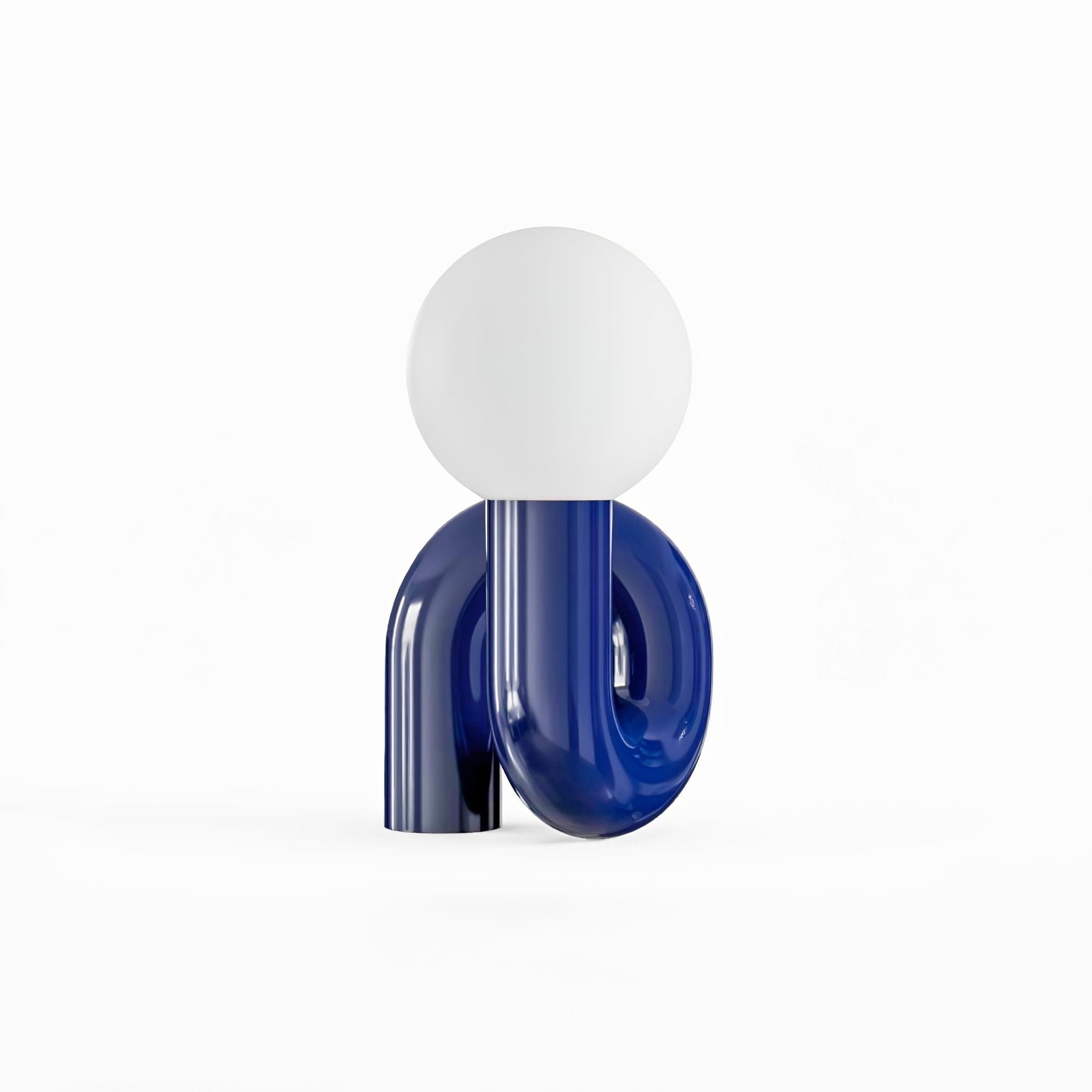 Aveny Lamp Playful N Shape All White-Neutral Decor