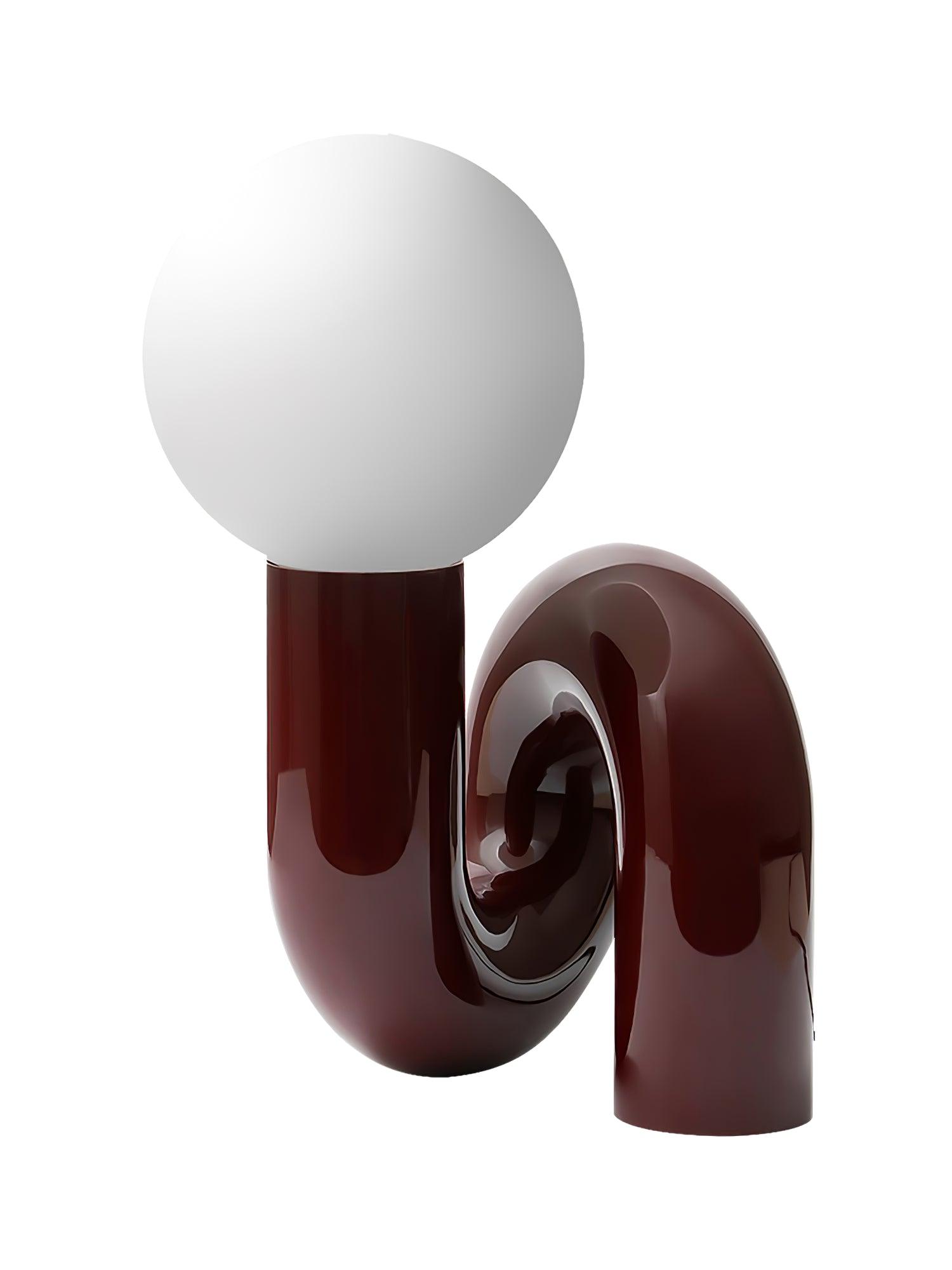 Aveny Lamp Playful N Shape All White-Neutral Decor