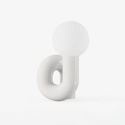 Aveny Lamp Playful N Shape All White-Neutral Decor