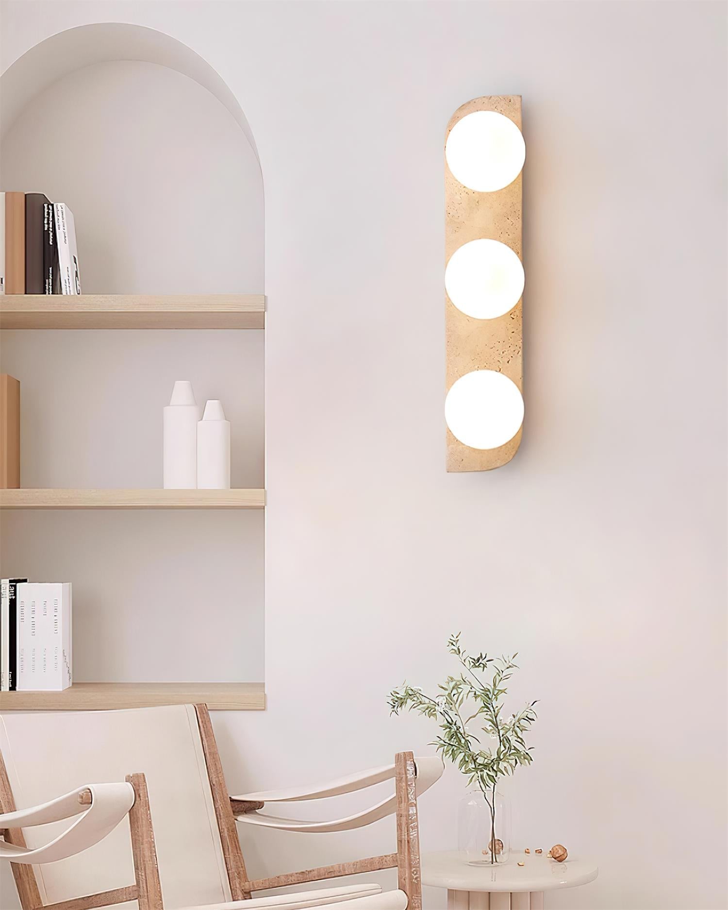 Ritta Travertine Wall Lamp
