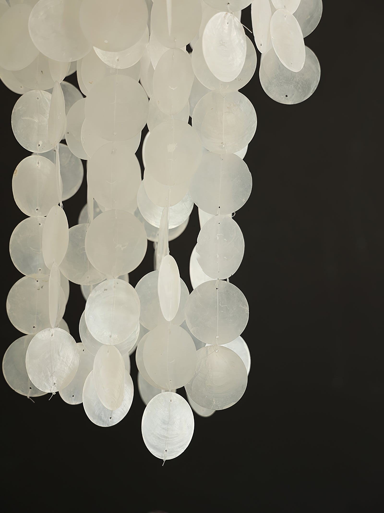 Eloryra Cascading Glass Chandelier-Neutral Decor