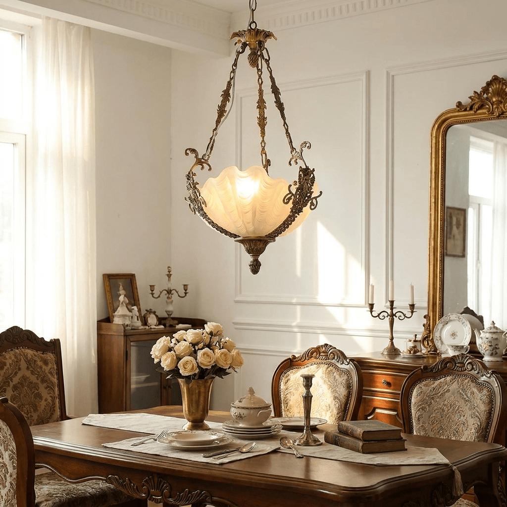 Nerina Brass Chandelier-Neutral Decor