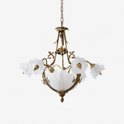 Nerina Brass Chandelier-Neutral Decor