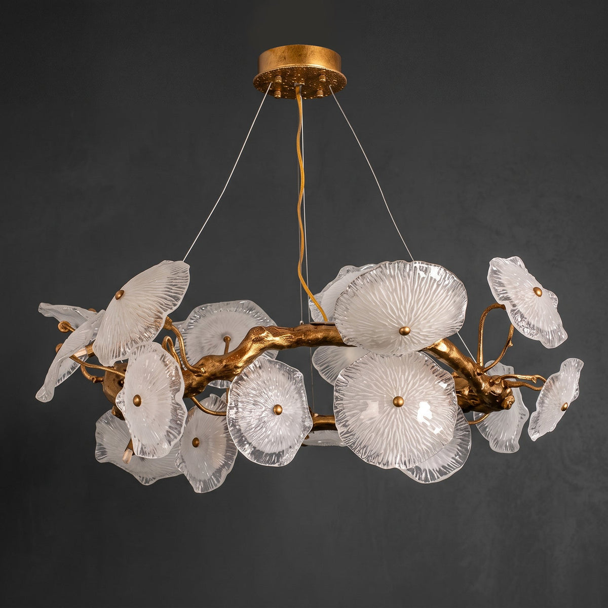 Avenhurst Lotus Glass Chandelier