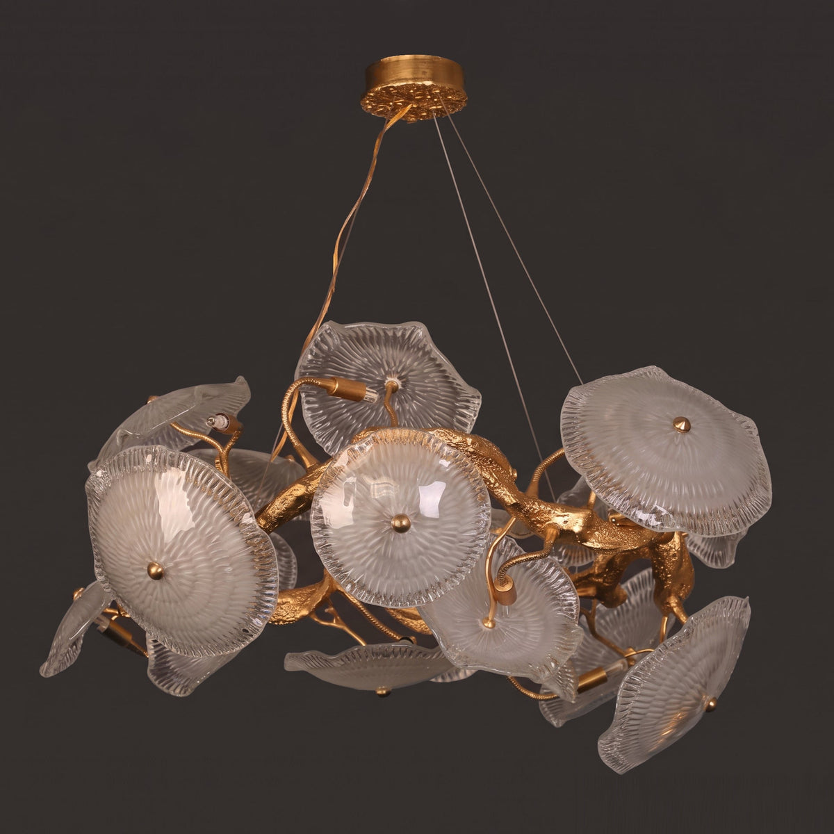 Avenhurst Lotus Glass Chandelier