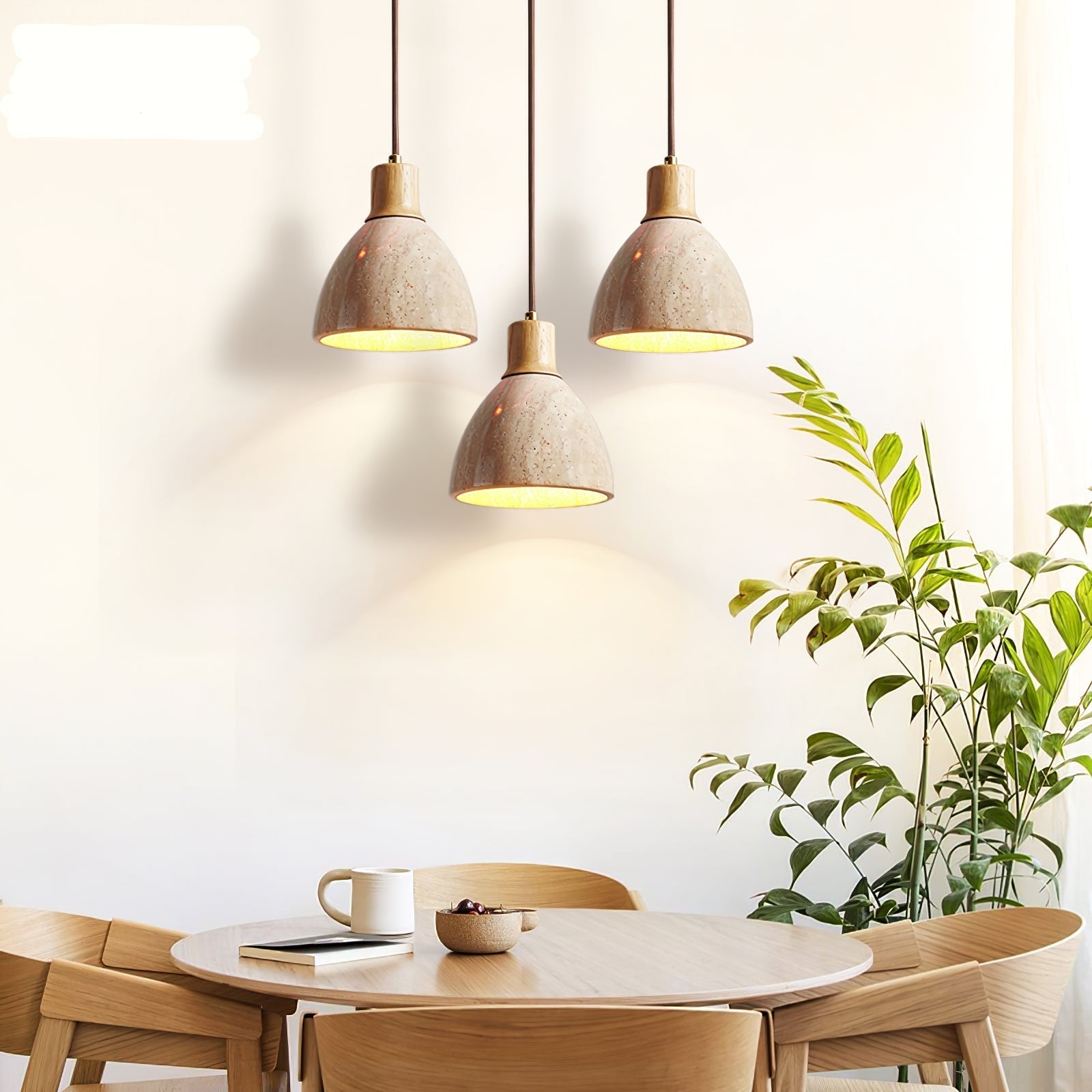 Rond Pendant Light-Neutral Decor