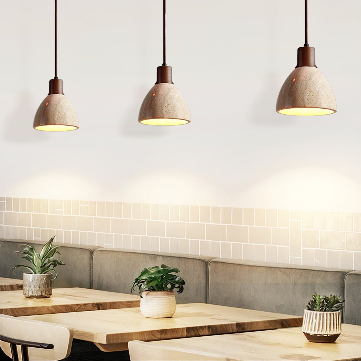 Rond Pendant Light-Neutral Decor