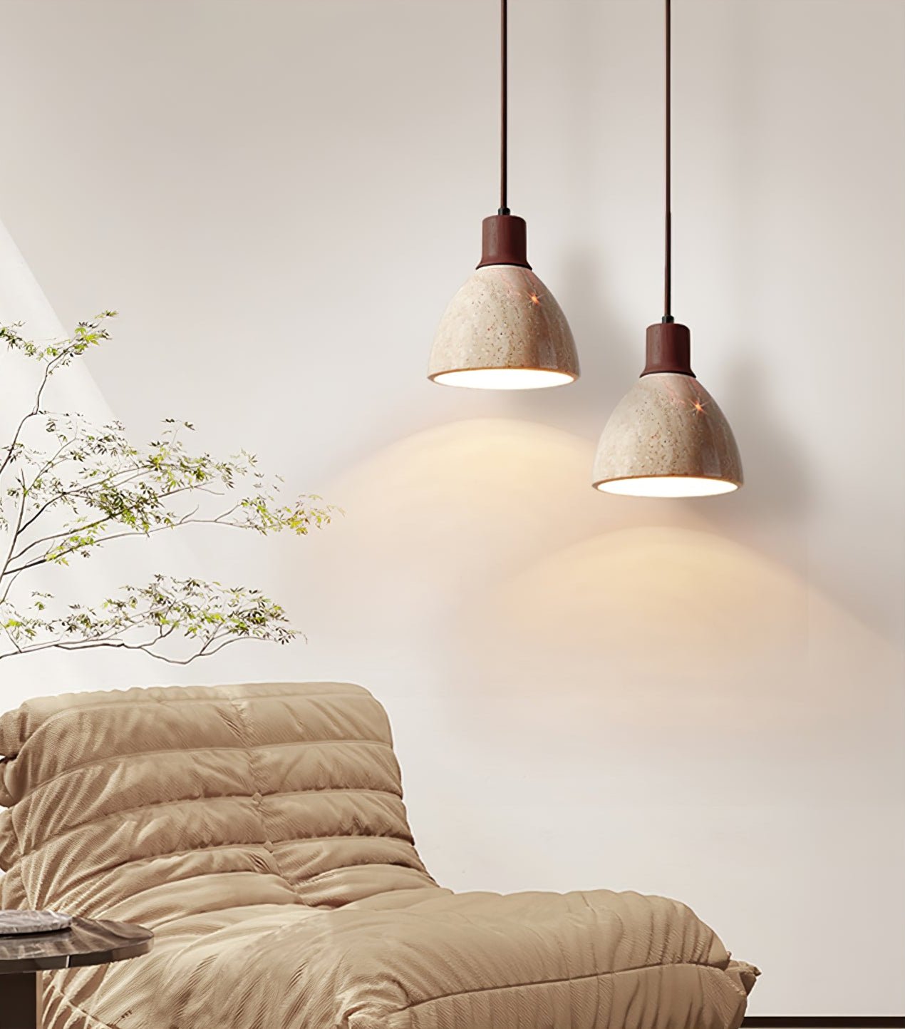 Rond Pendant Light-Neutral Decor