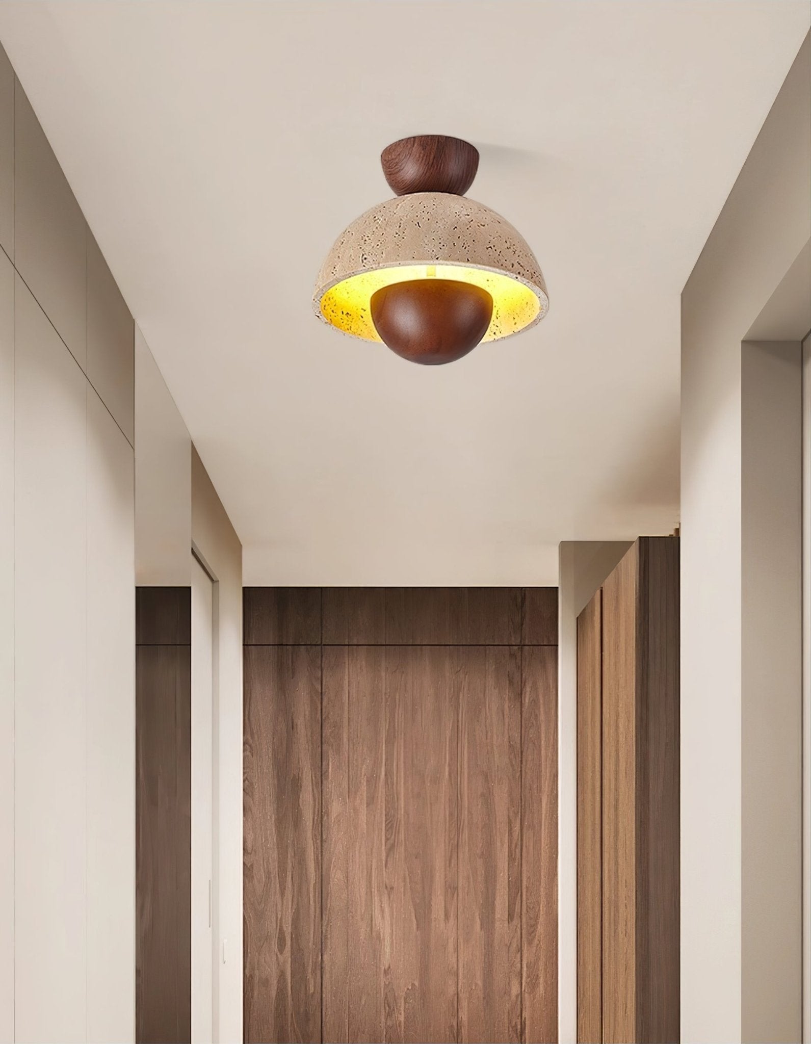 Cadorisra Travertine Ceiling Light-Neutral Decor