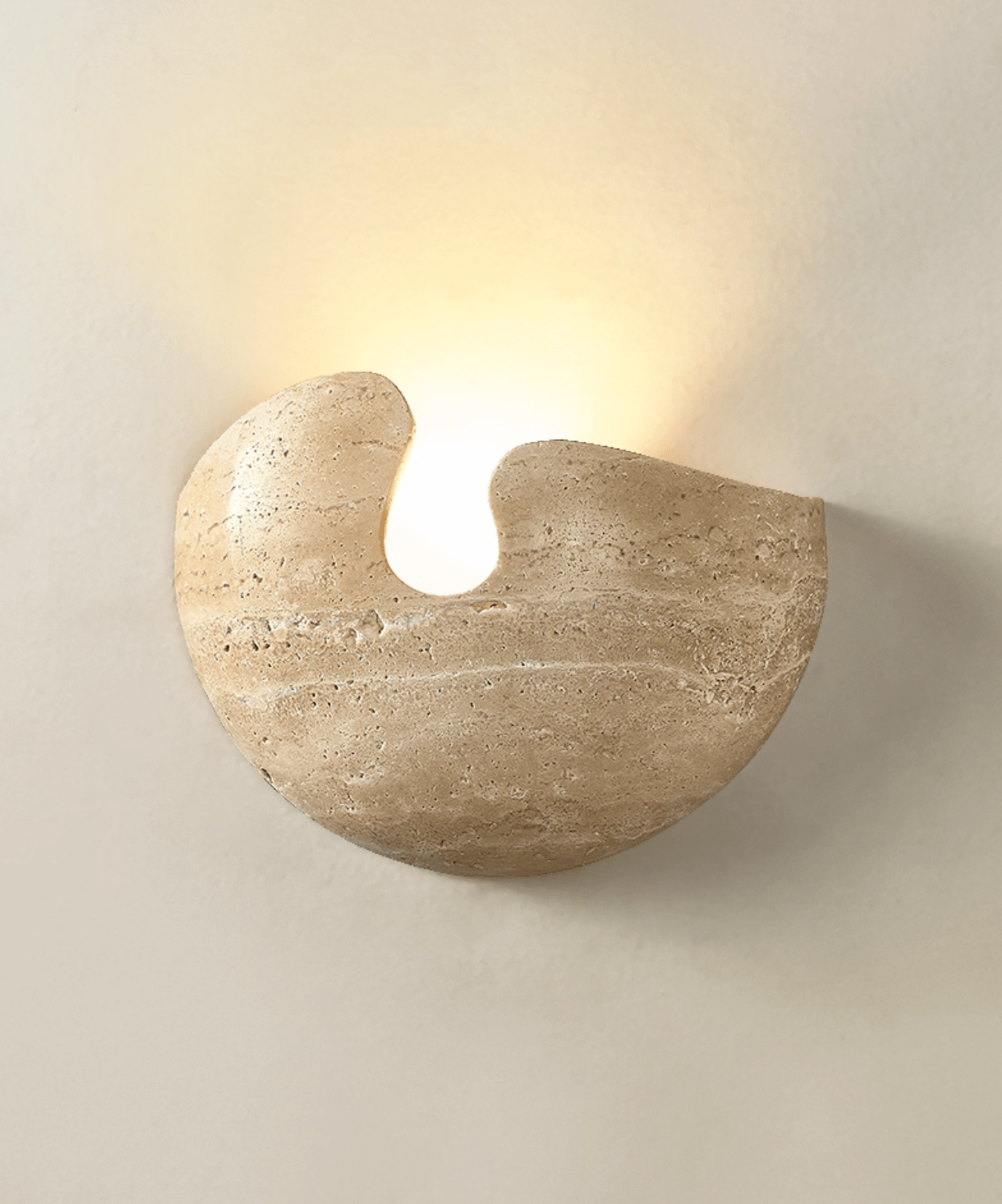 Pearl Stone Wall Light-Neutral Decor
