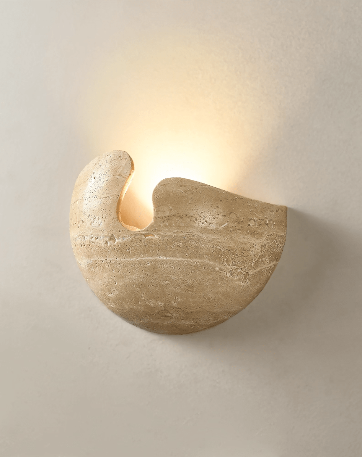 Pearl Stone Wall Light-Neutral Decor