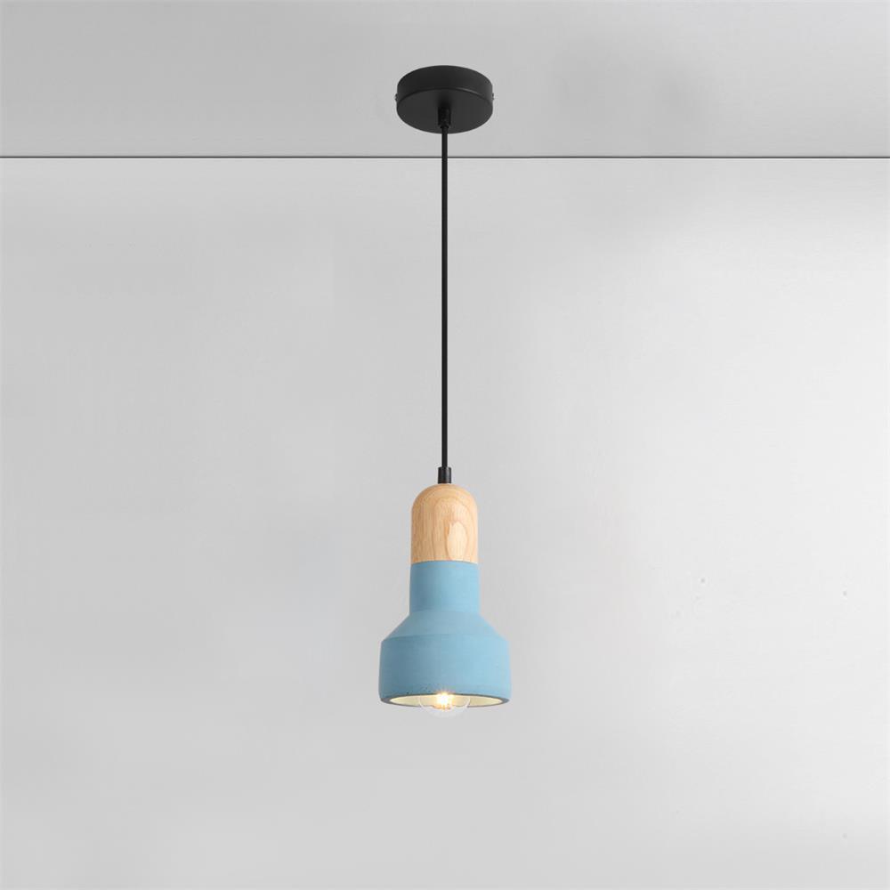 Trio Rustic Wood Pendant Light-Neutral Decor