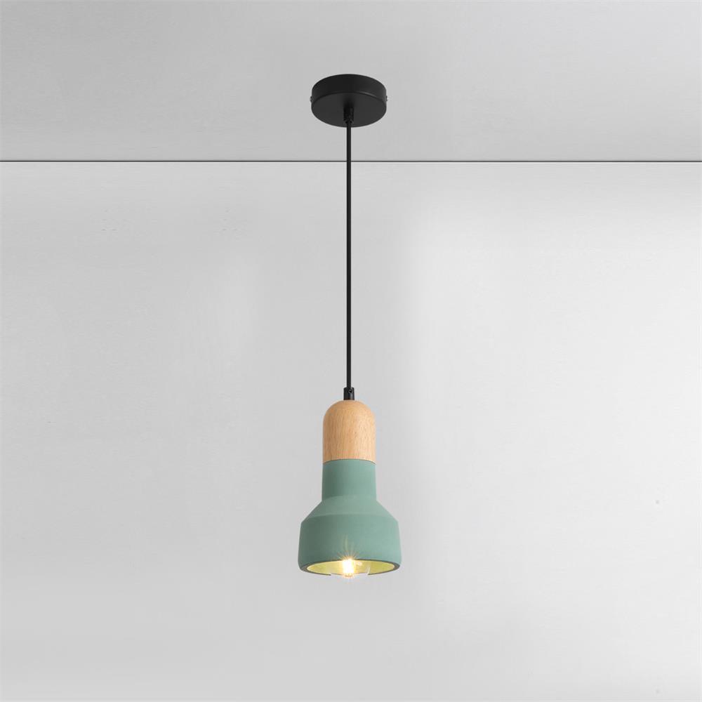 Trio Rustic Wood Pendant Light-Neutral Decor