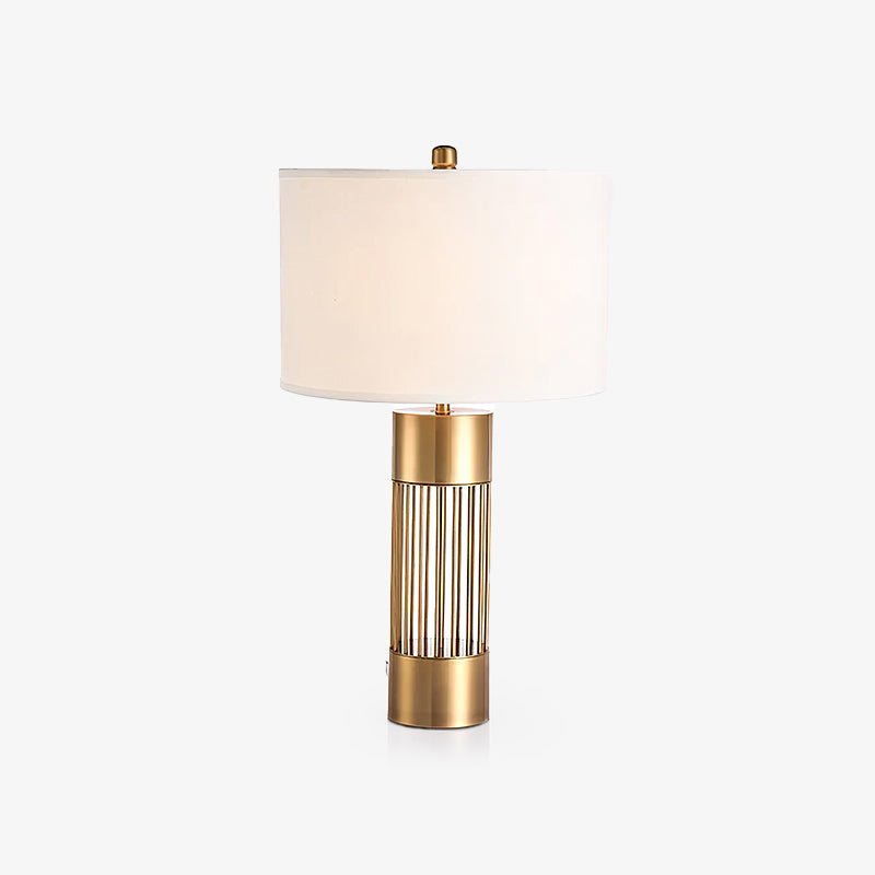 Auron Modern Fabric Table Lamp-Neutral Decor
