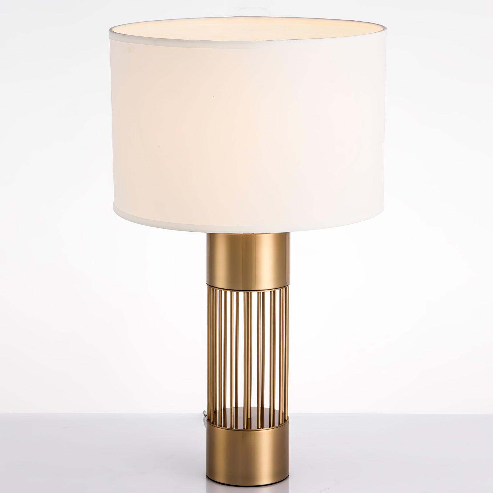 Auron Modern Fabric Table Lamp-Neutral Decor