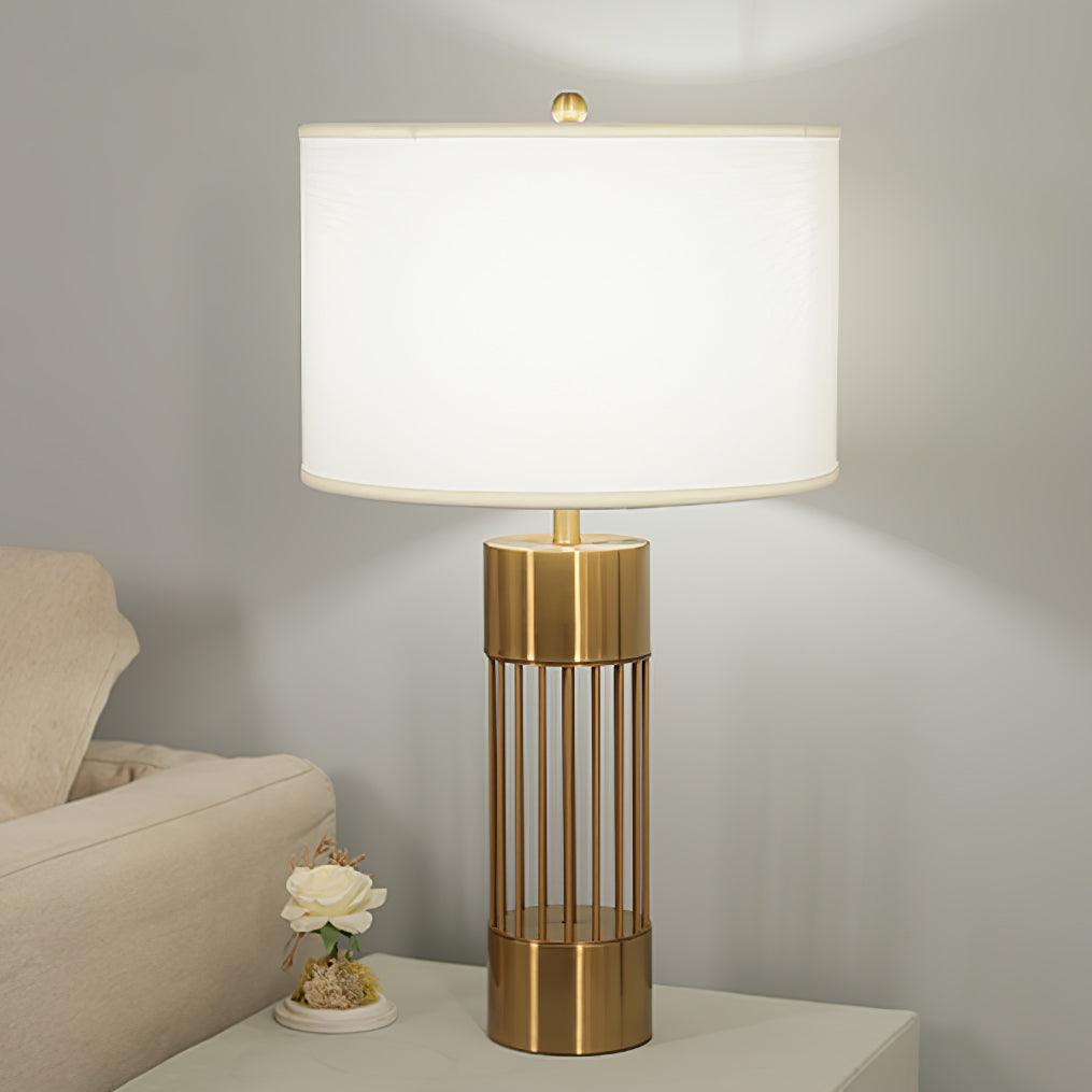 Auron Modern Fabric Table Lamp-Neutral Decor