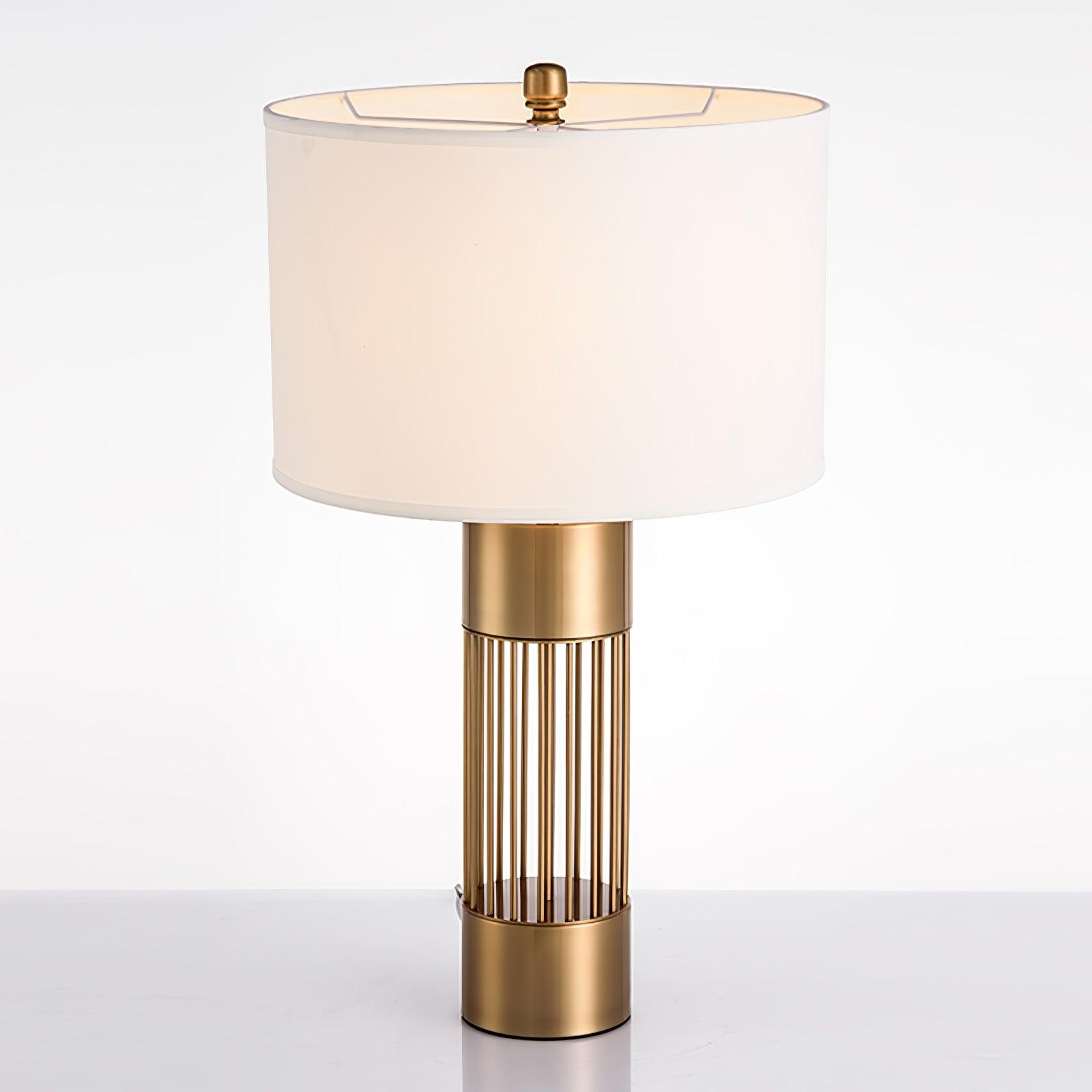 Auron Modern Fabric Table Lamp-Neutral Decor