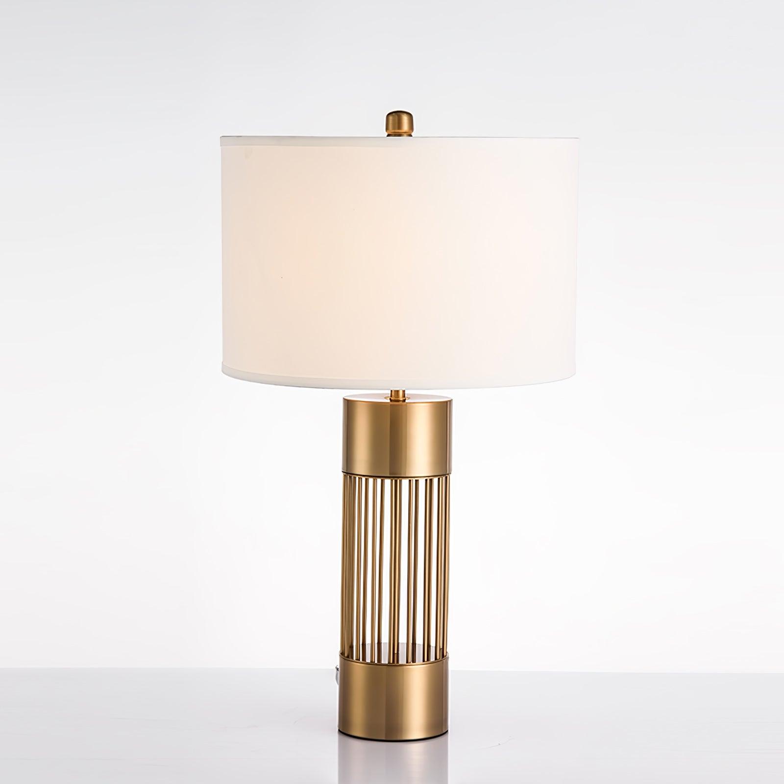 Auron Modern Fabric Table Lamp-Neutral Decor