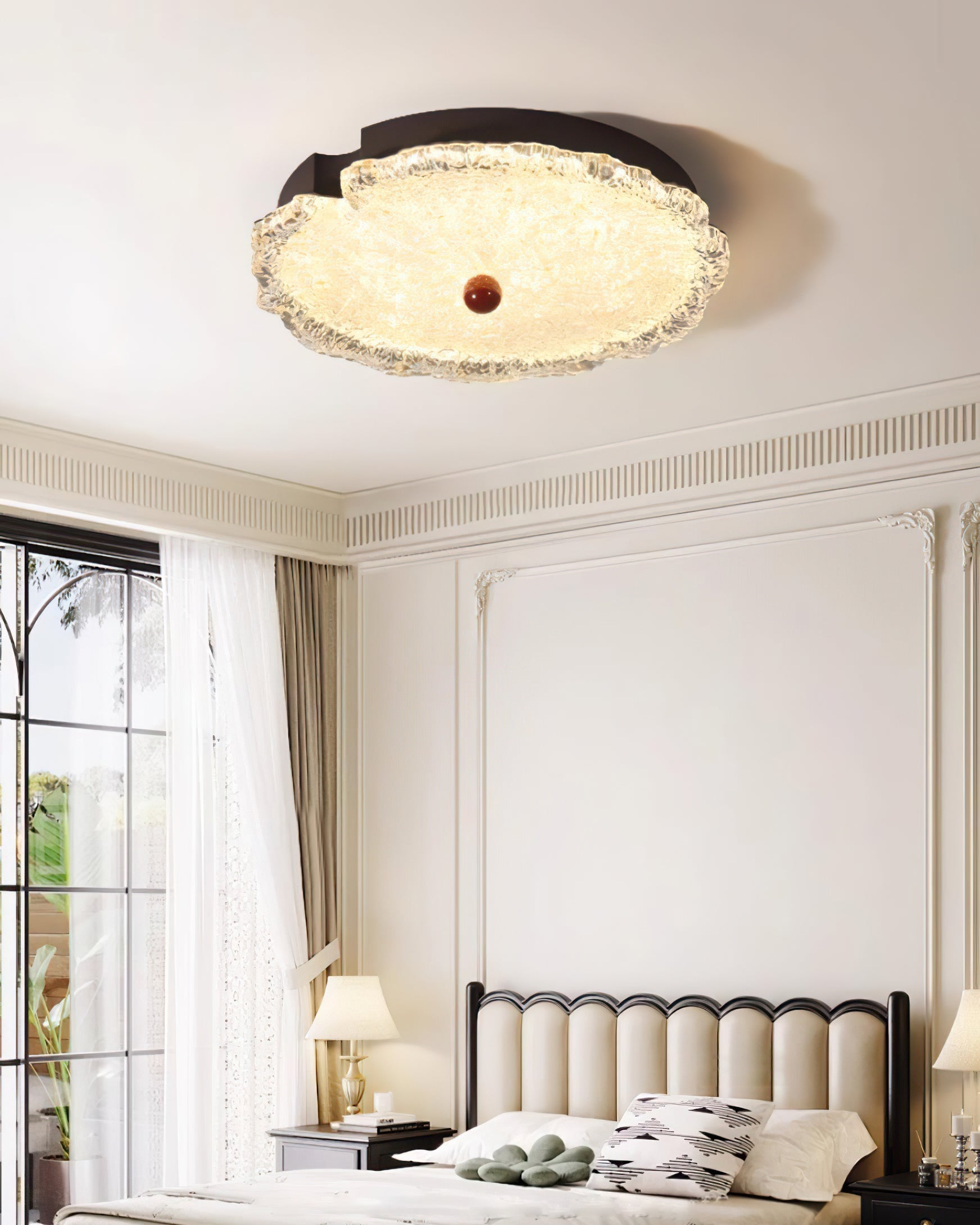 Gialo Textured Glass Ceiling Light