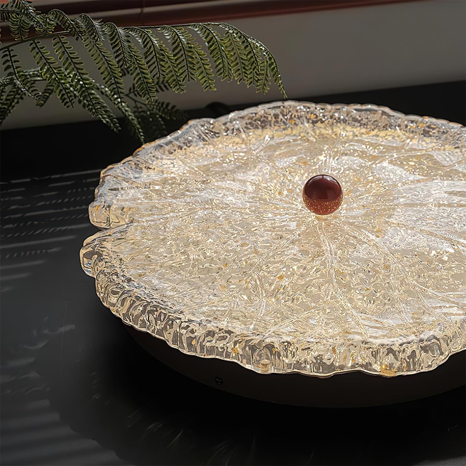 Gialo Textured Glass Ceiling Light