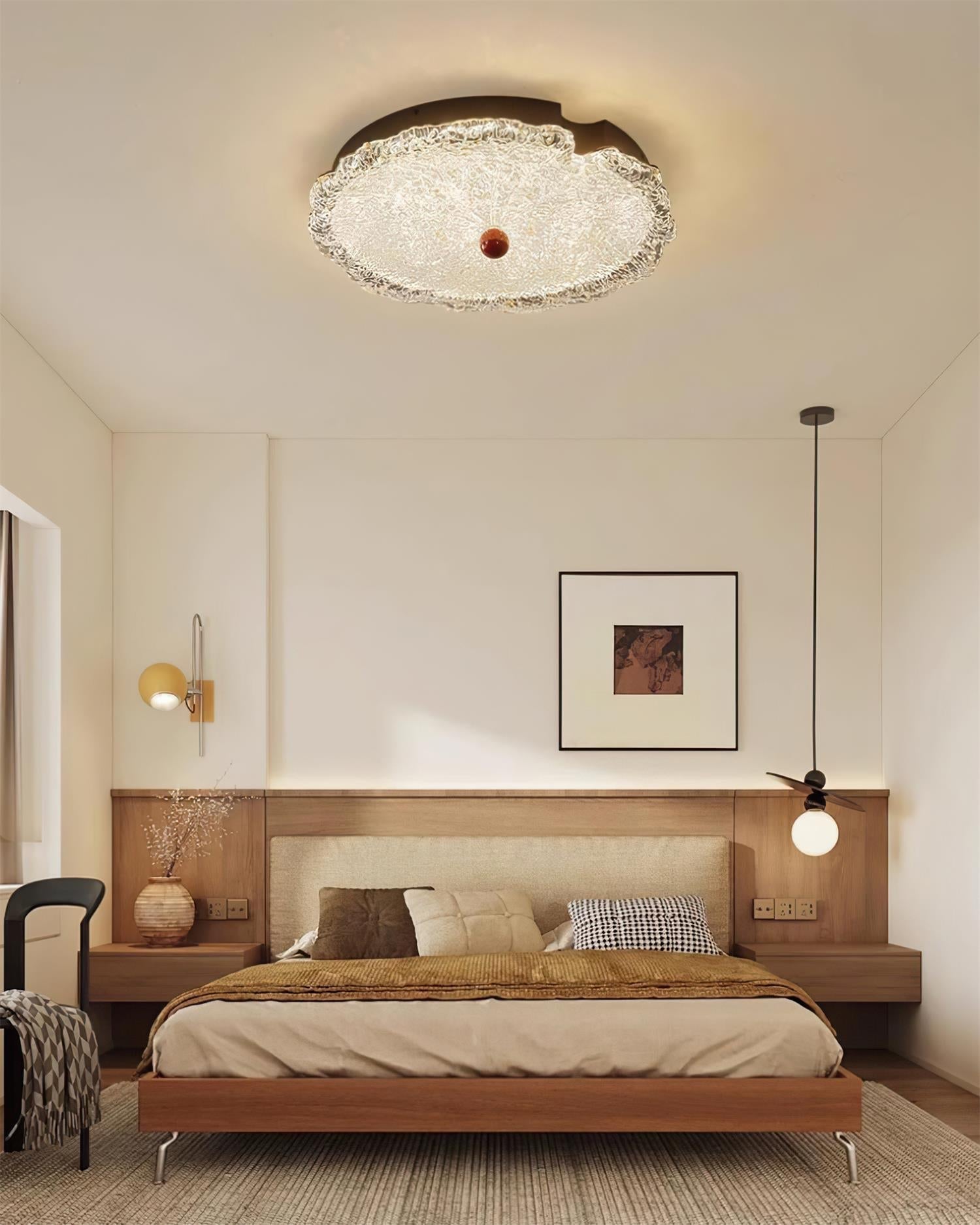 Gialo Textured Glass Ceiling Light