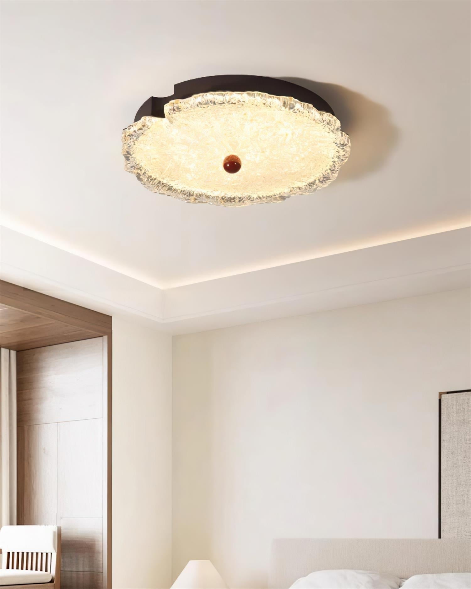 Gialo Textured Glass Ceiling Light