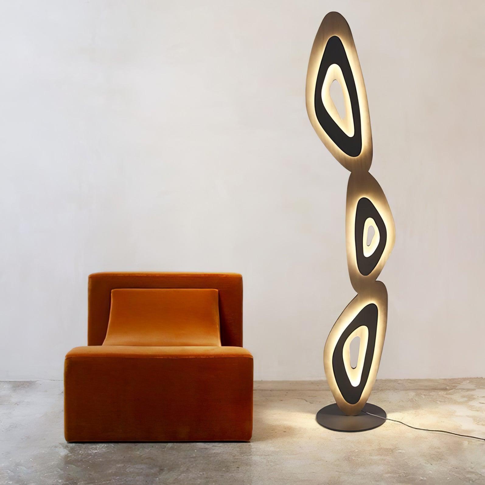 Isoloril Art Deco Floor Lamp-Neutral Decor