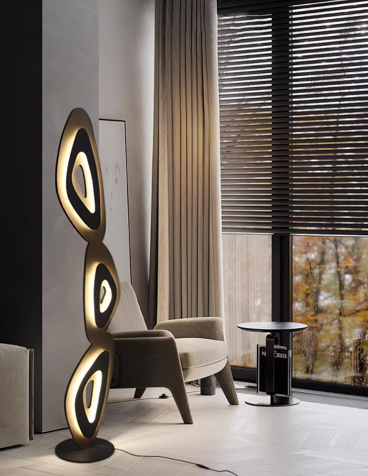 Isoloril Art Deco Floor Lamp-Neutral Decor