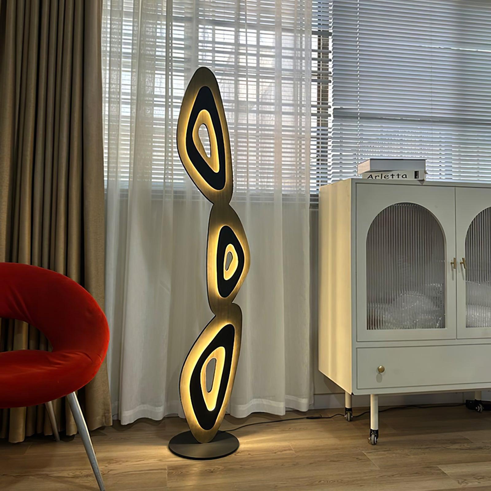 Isoloril Art Deco Floor Lamp-Neutral Decor