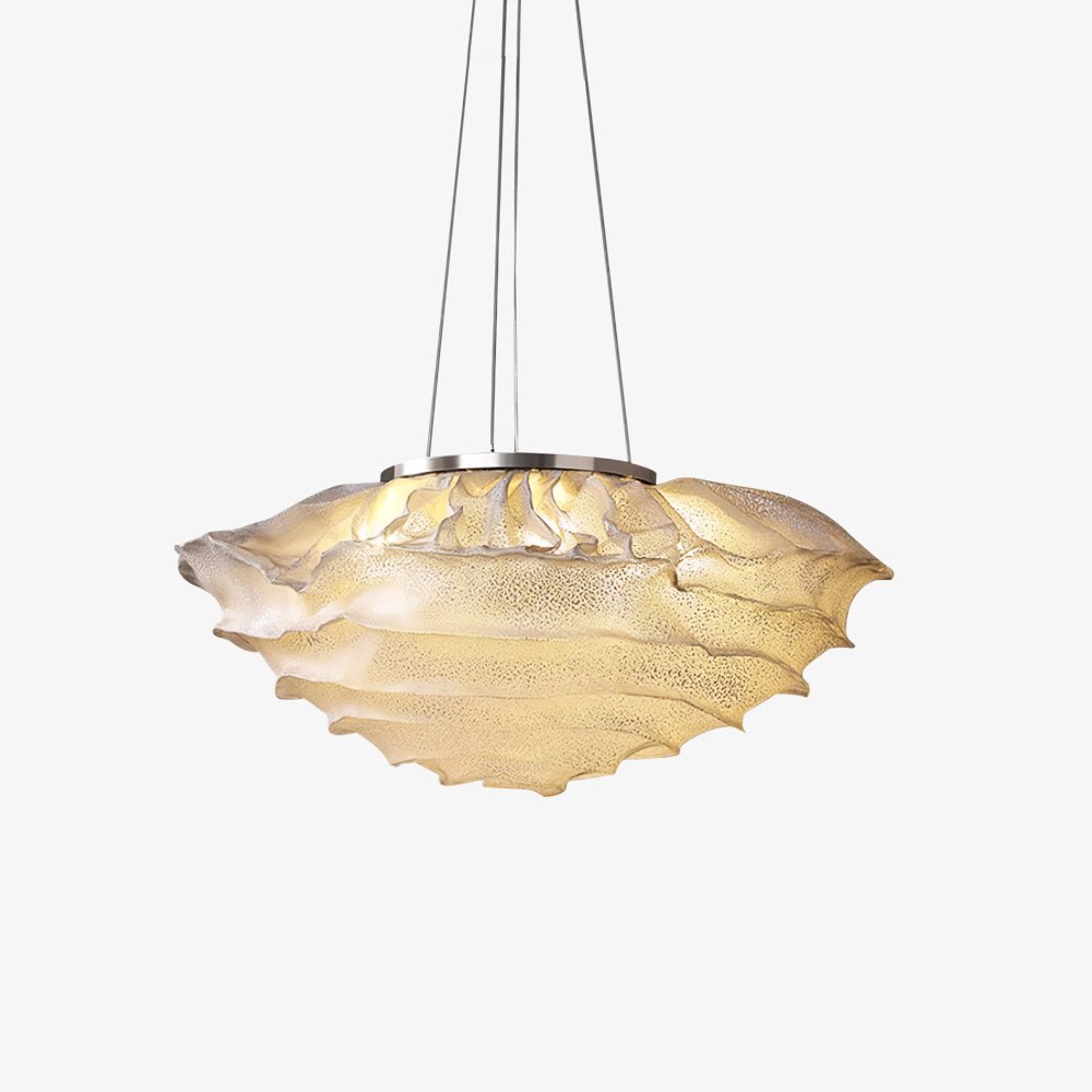 Wavern Steel Artistic Pendant Light-Neutral Decor