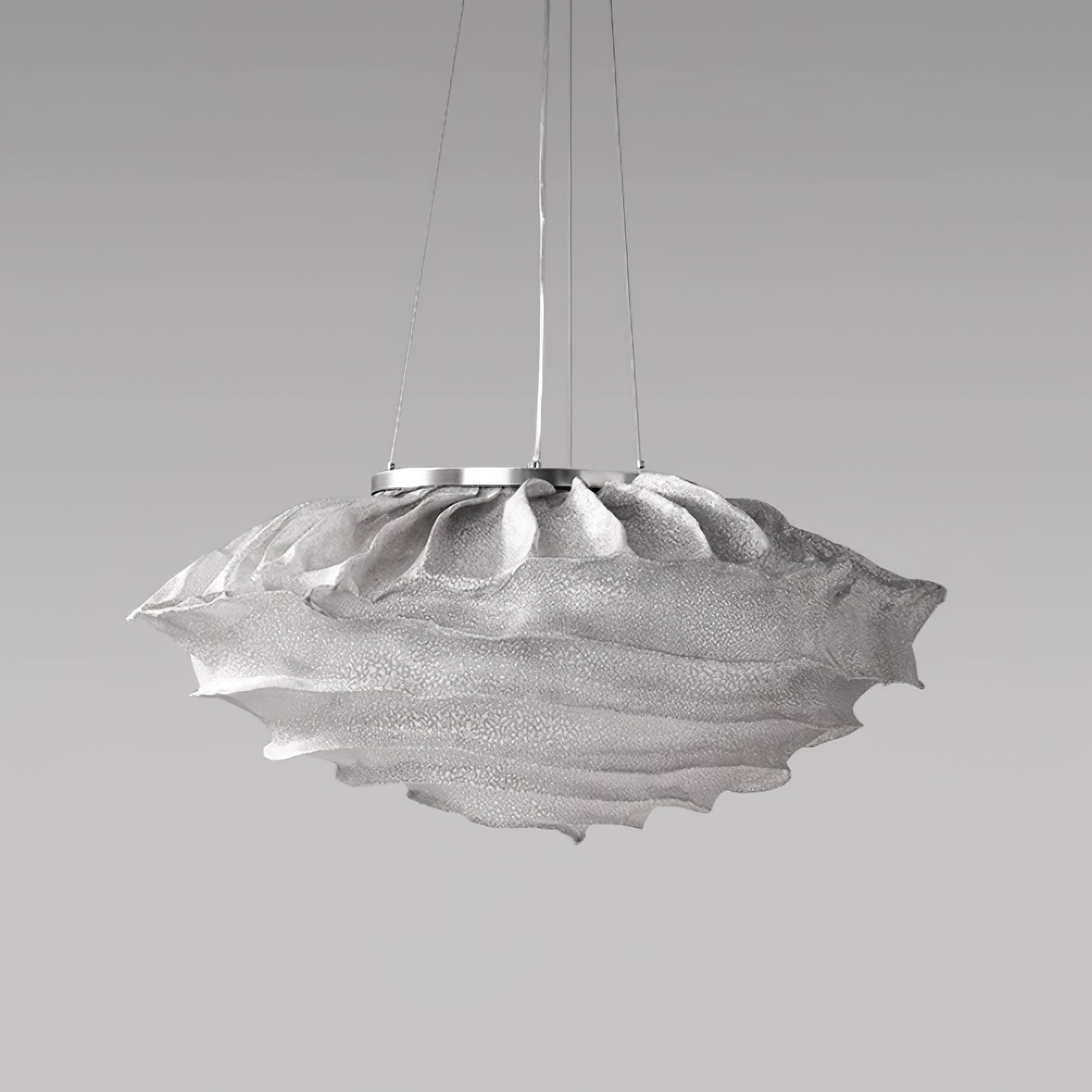 Wavern Steel Artistic Pendant Light-Neutral Decor