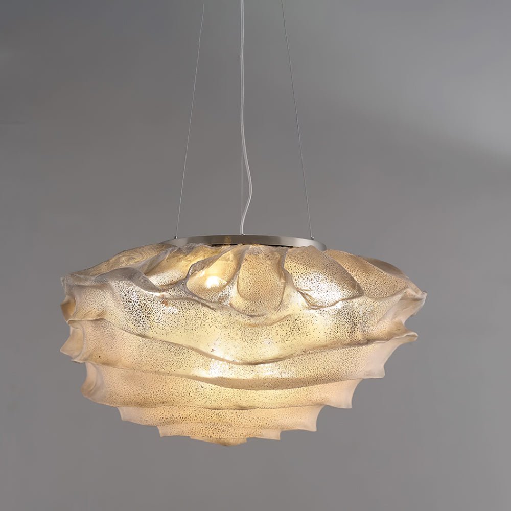 Wavern Steel Artistic Pendant Light-Neutral Decor