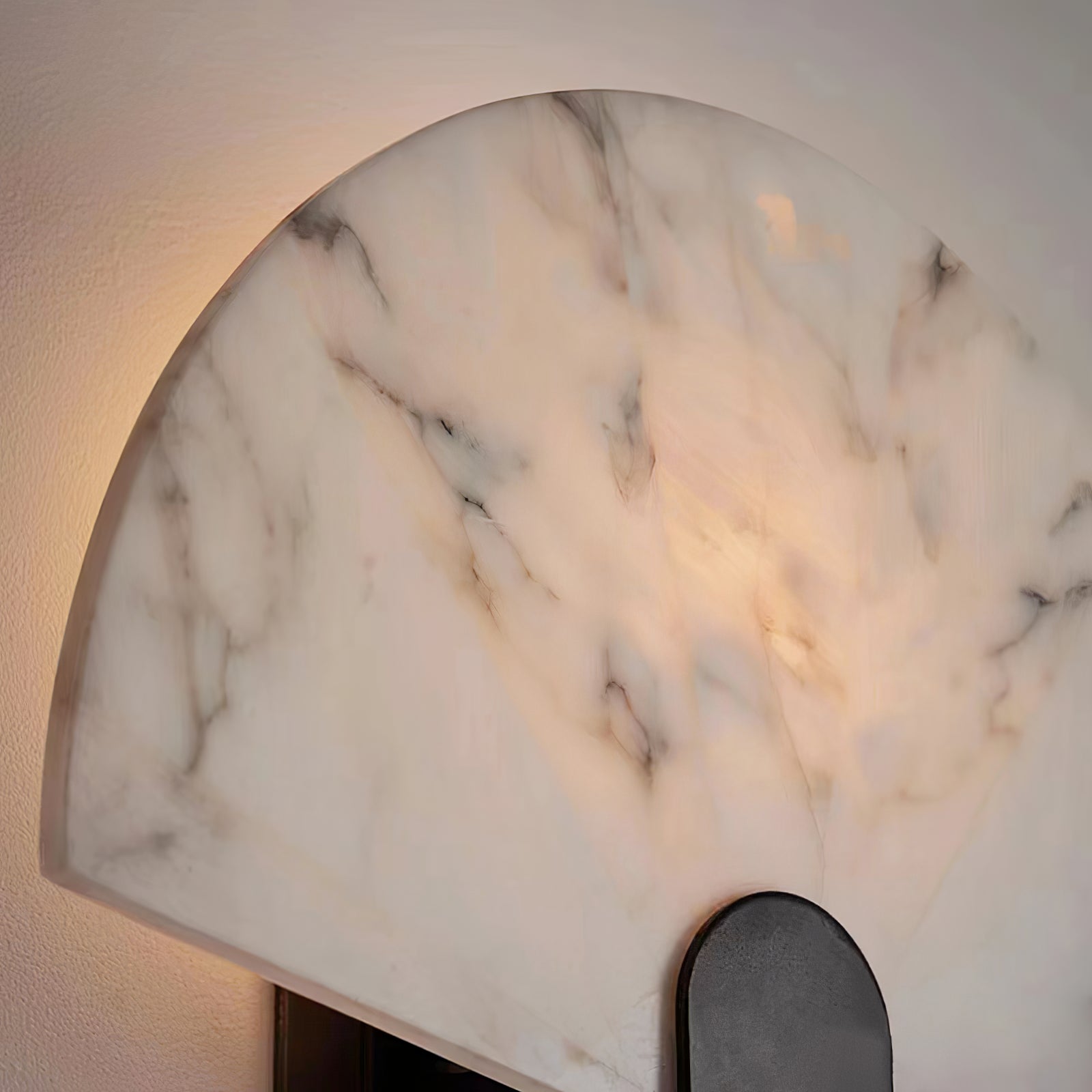 Aurelia Minimalist Alabaster Wall Light-Neutral Decor