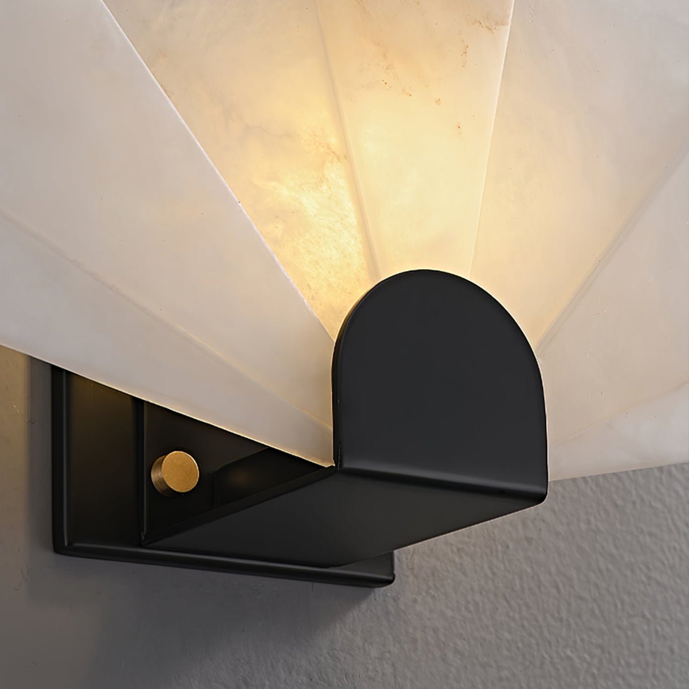 Aurelia Minimalist Alabaster Wall Light-Neutral Decor