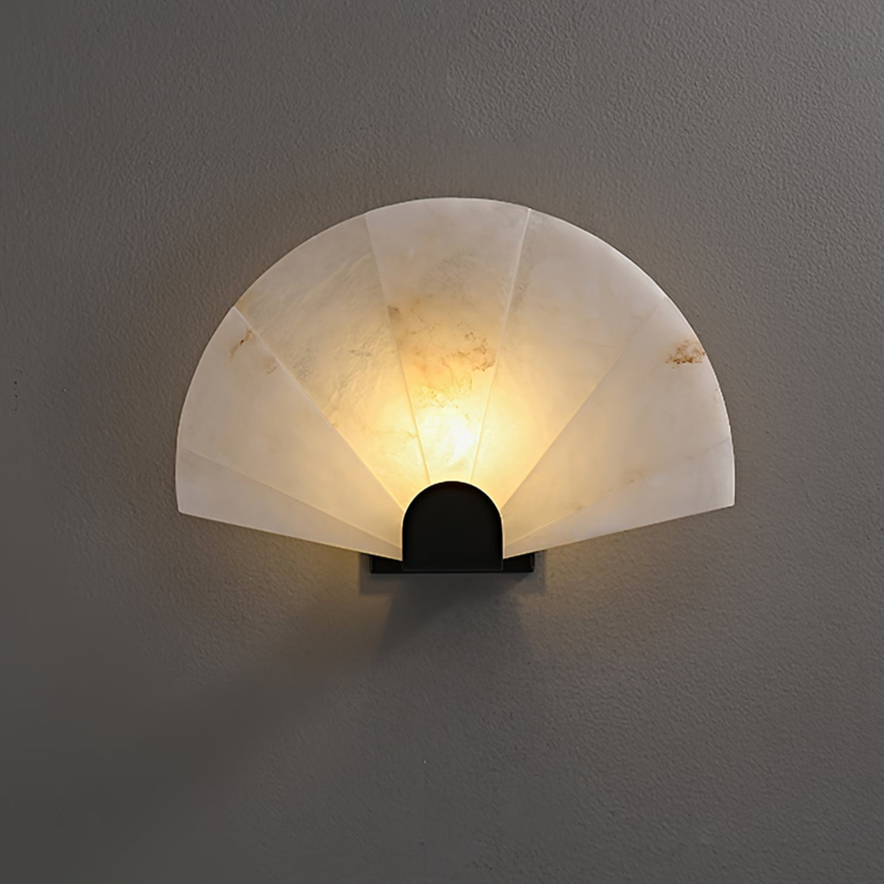 Aurelia Minimalist Alabaster Wall Light-Neutral Decor