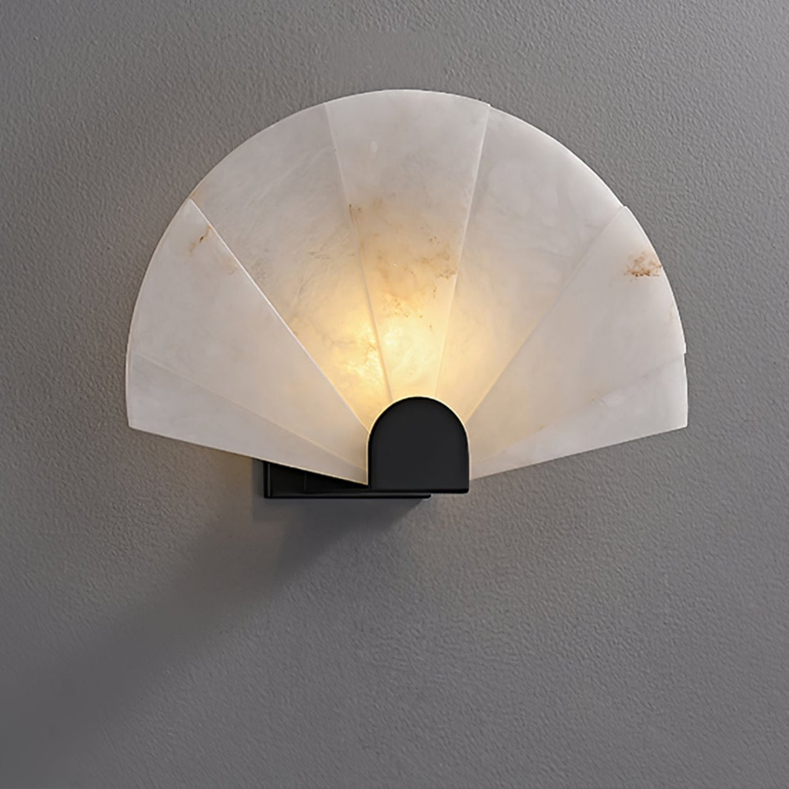 Aurelia Minimalist Alabaster Wall Light-Neutral Decor