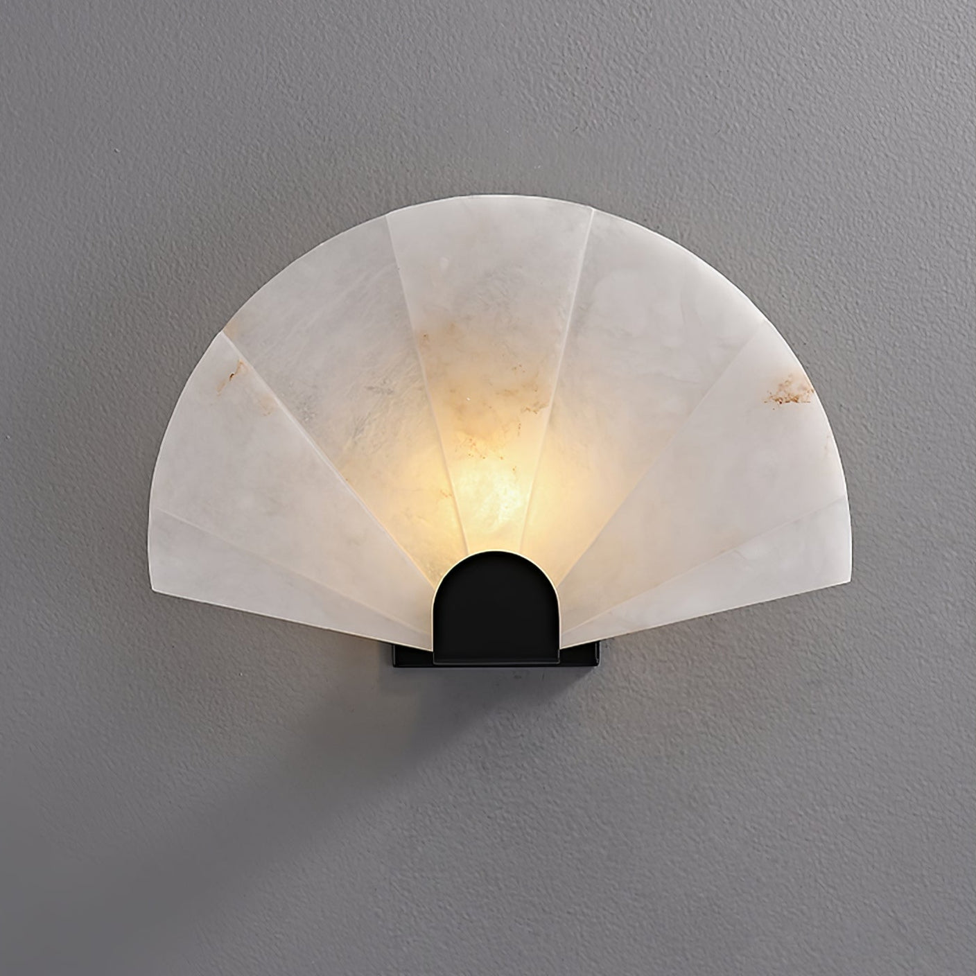 Aurelia Minimalist Alabaster Wall Light-Neutral Decor