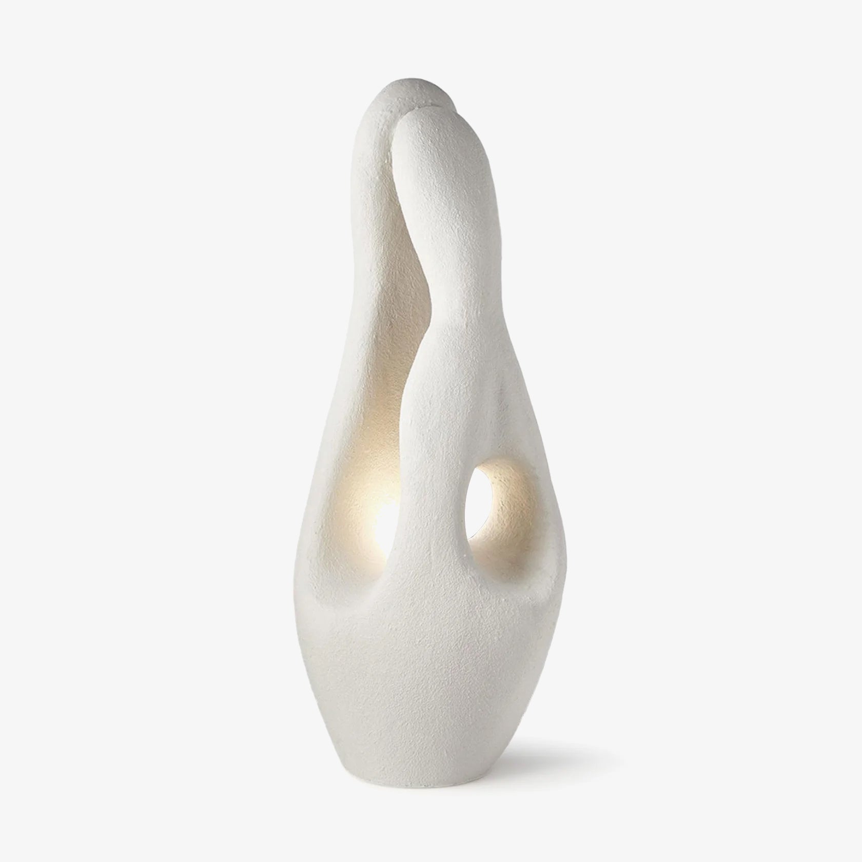 Luo Minimalist Polystyrene Floor Lamp-Neutral Decor