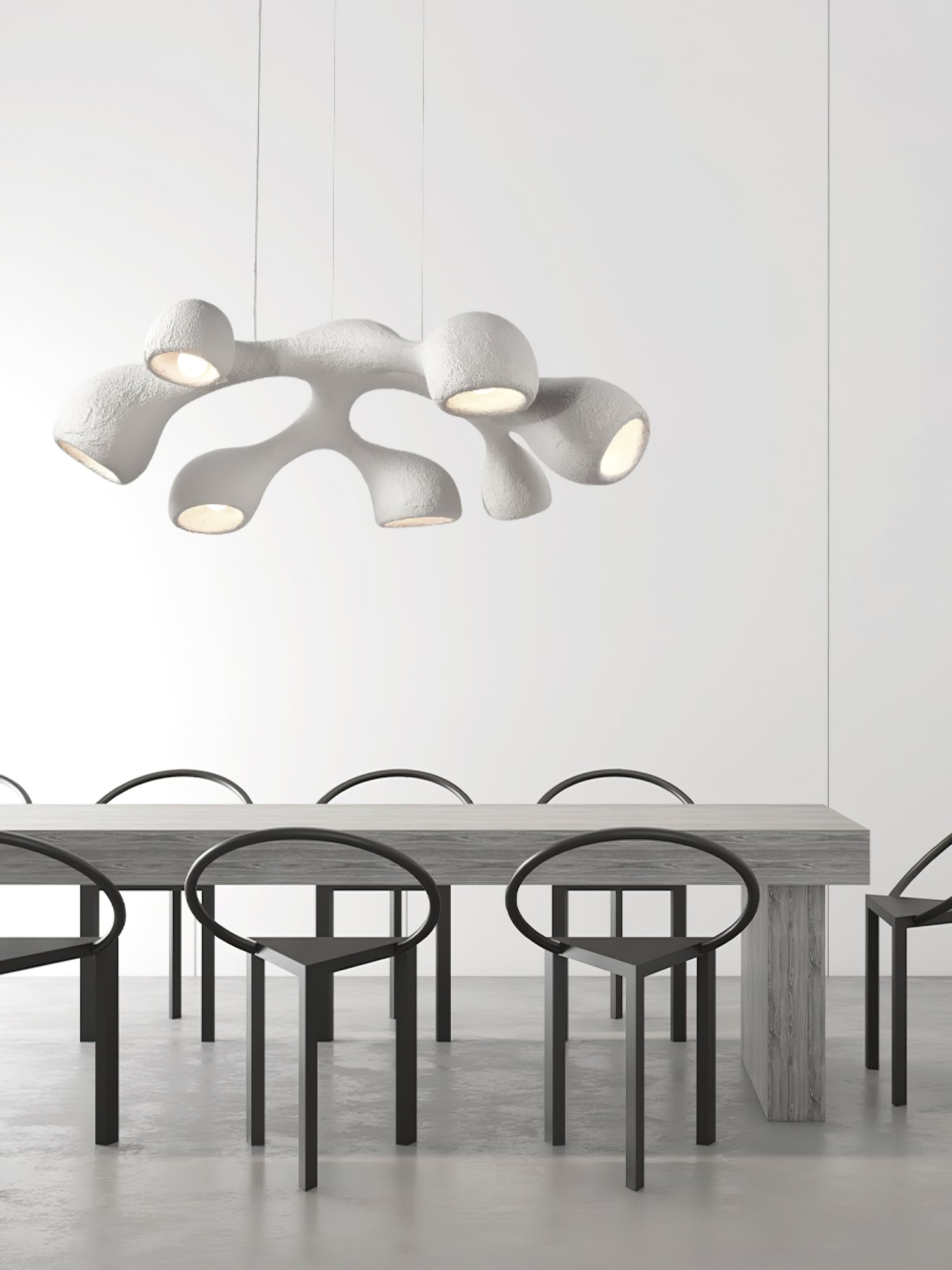 Seveny Modern Polystyrene Pendant Light-Neutral Decor