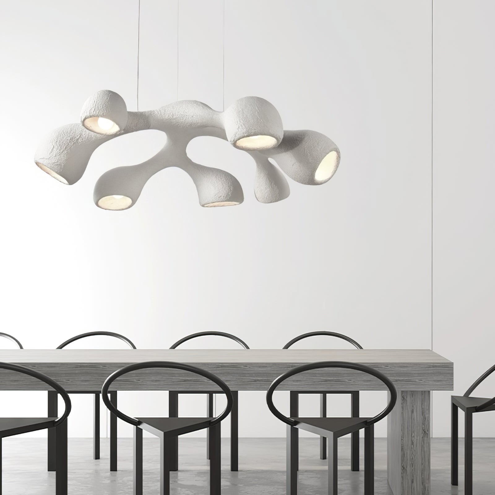 Seveny Modern Polystyrene Pendant Light-Neutral Decor